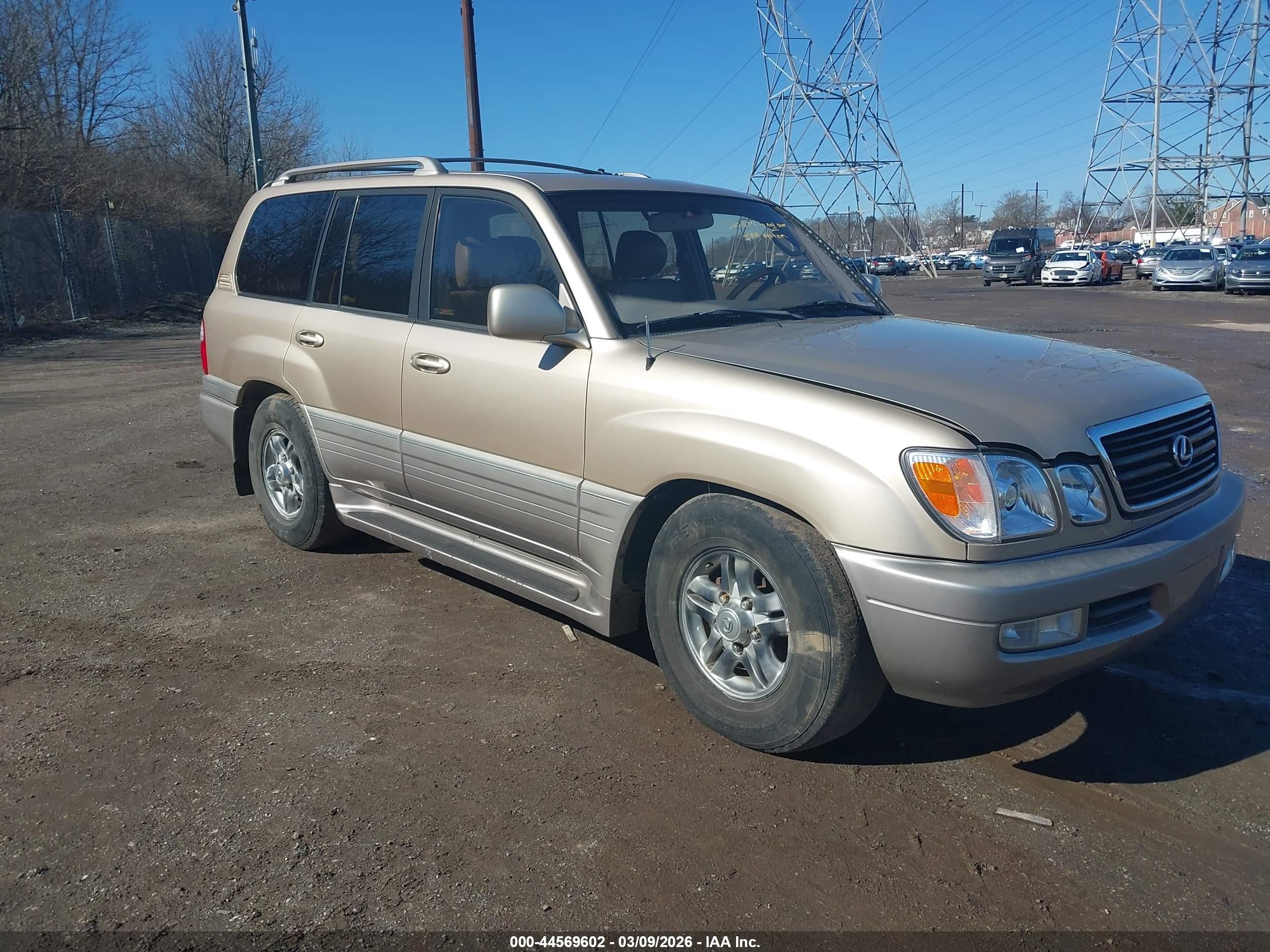 2002 Lexus LX 470, VIN JTJHT00WX23520574 — Mechanical