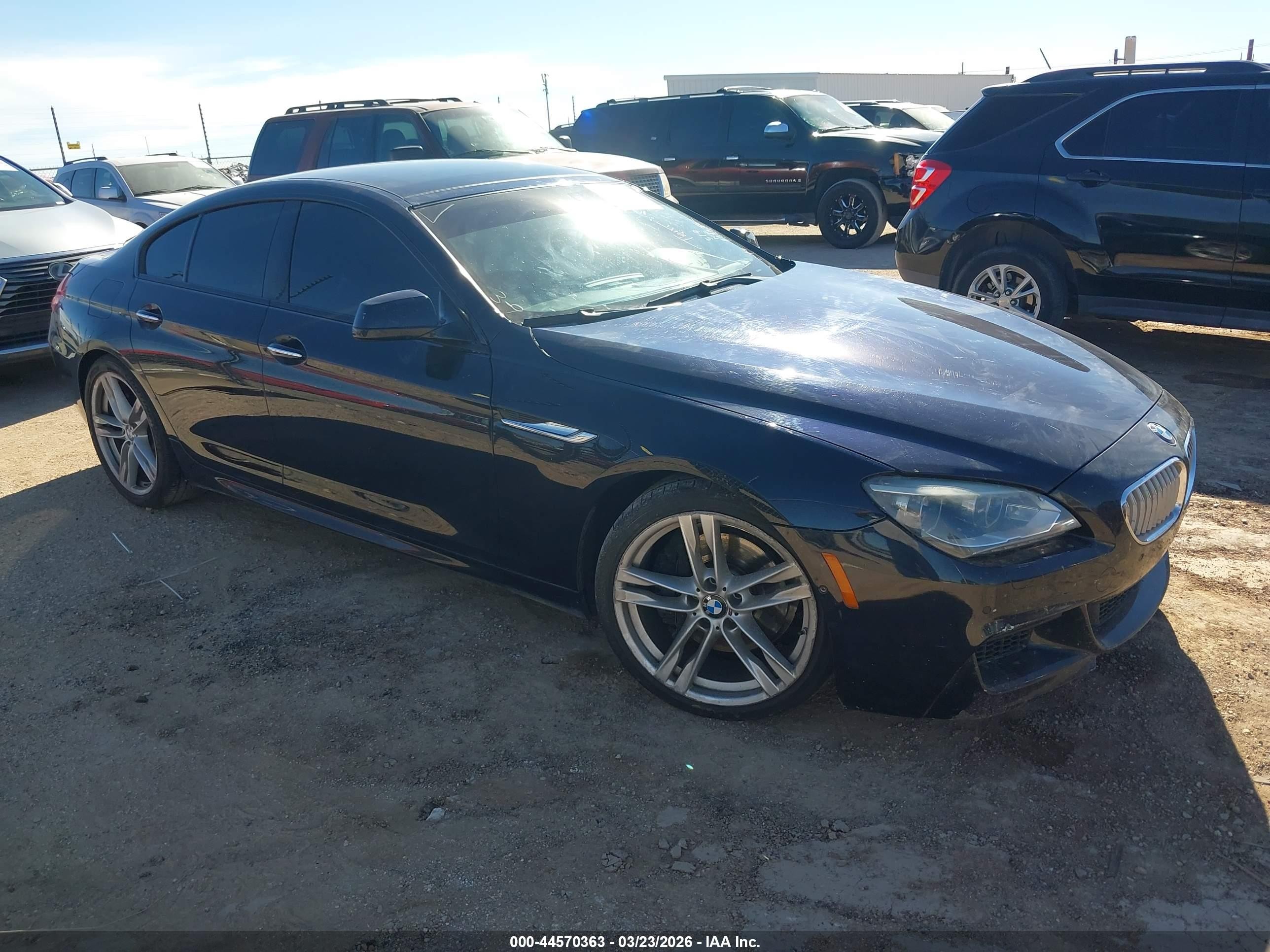 2015 BMW 6 Series 650i, VIN WBA6B2C50FGB99235 — Front end