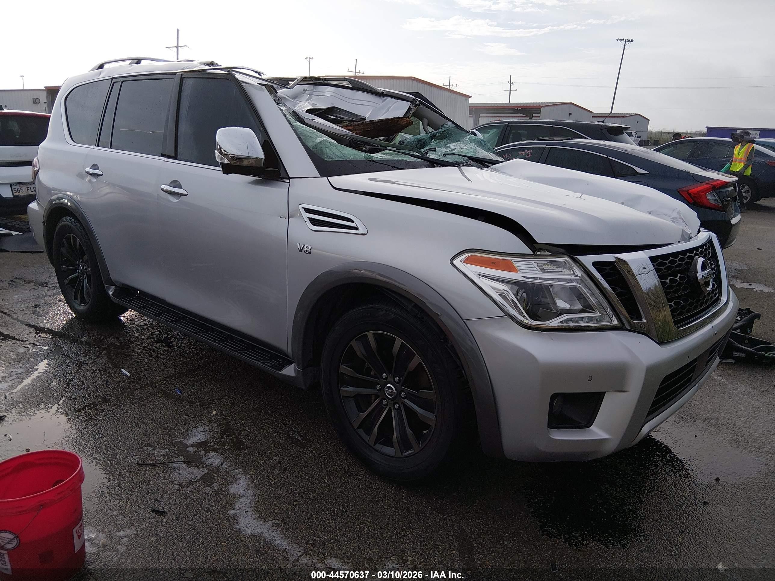 2018 Nissan Armada Platinum, VIN JN8AY2NF8J9331397 — Storm
