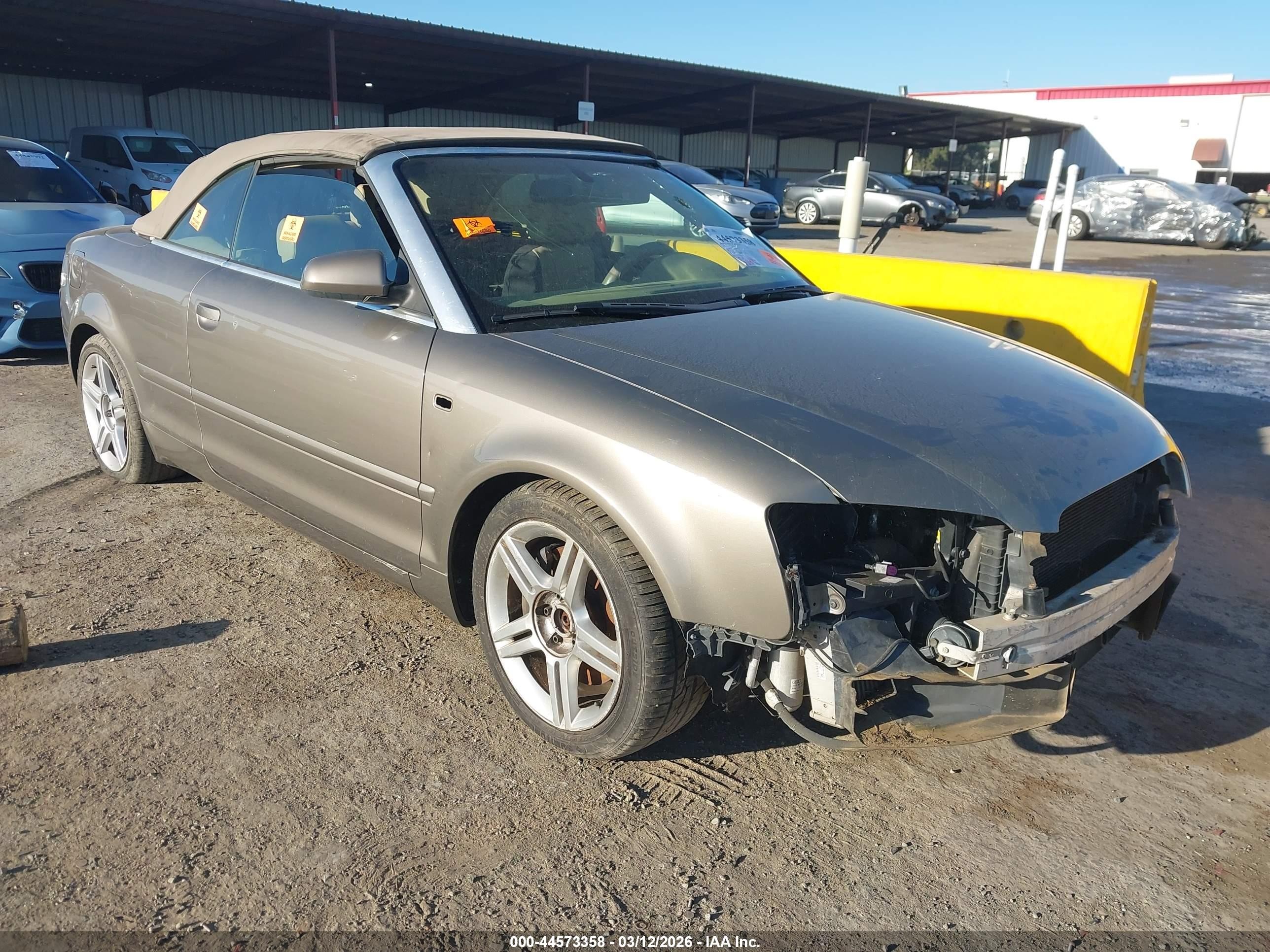 2007 Audi A4 2.0T, VIN WAUDF48H47K034729 — После угона