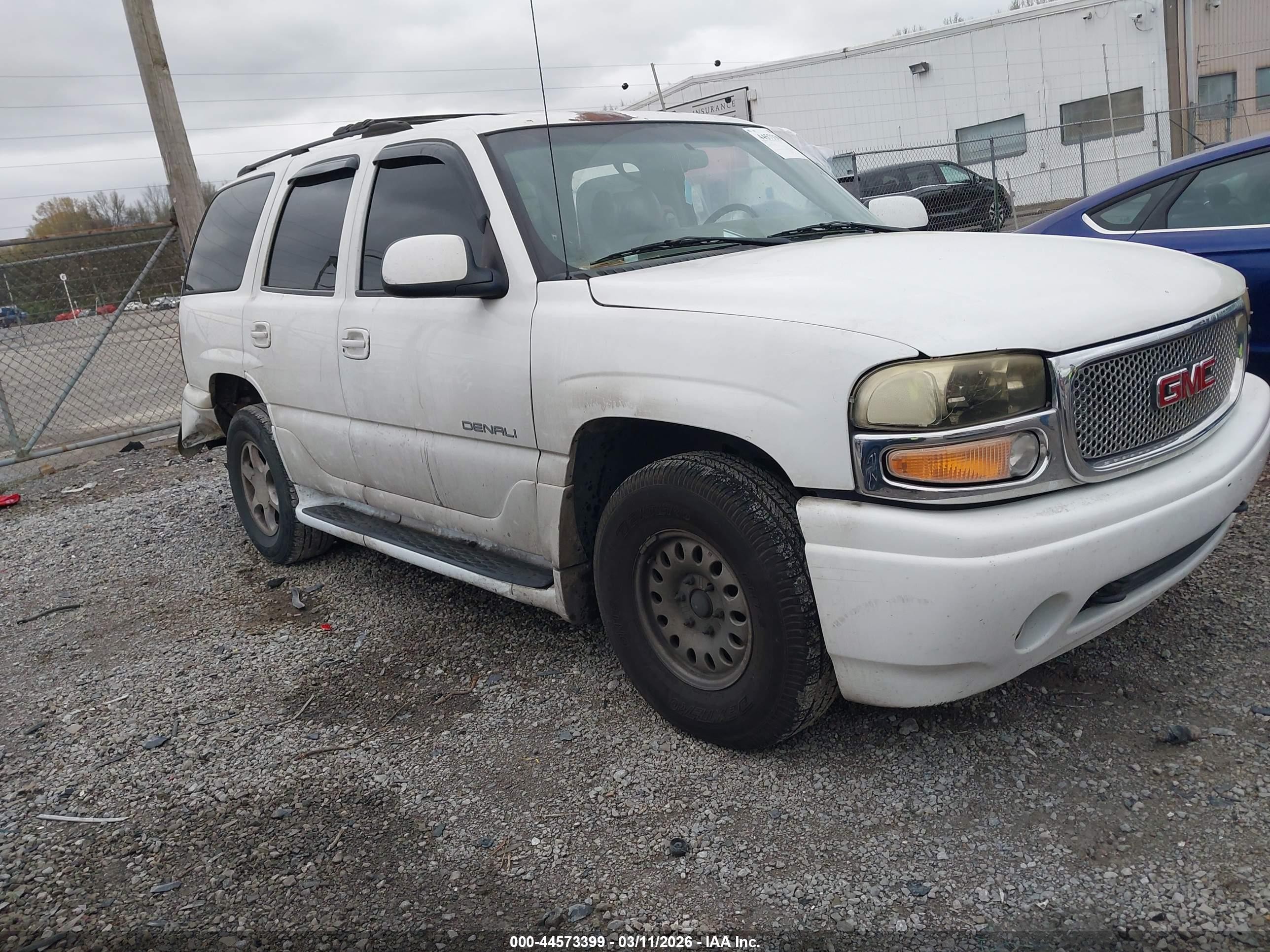 2001 GMC Yukon Denali, VIN 1GKEK63U21J185654 — Biohazard / chemical