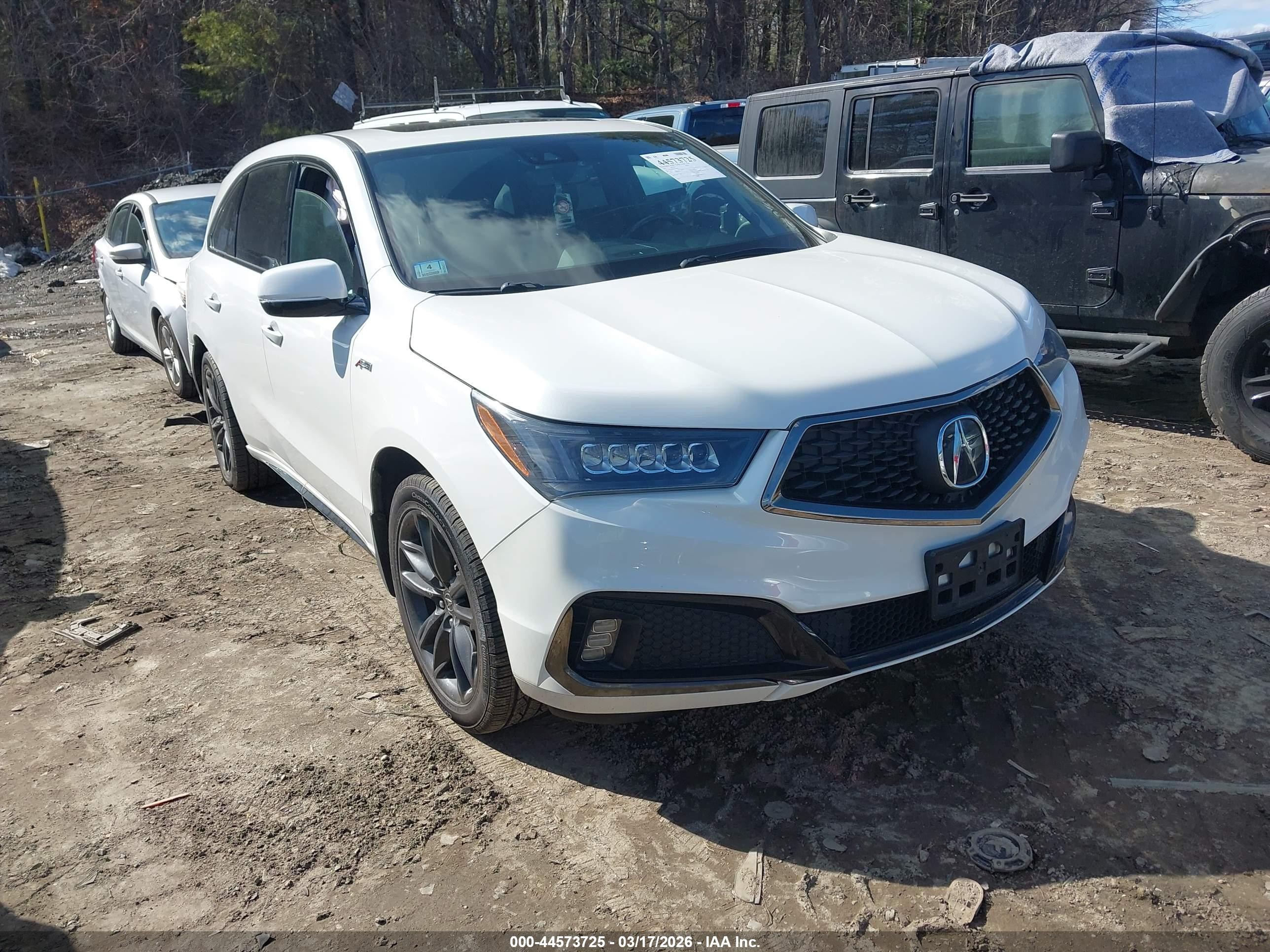 2020 Acura MDX Technology, VIN 5J8YD4H03LL053900 — Rear end