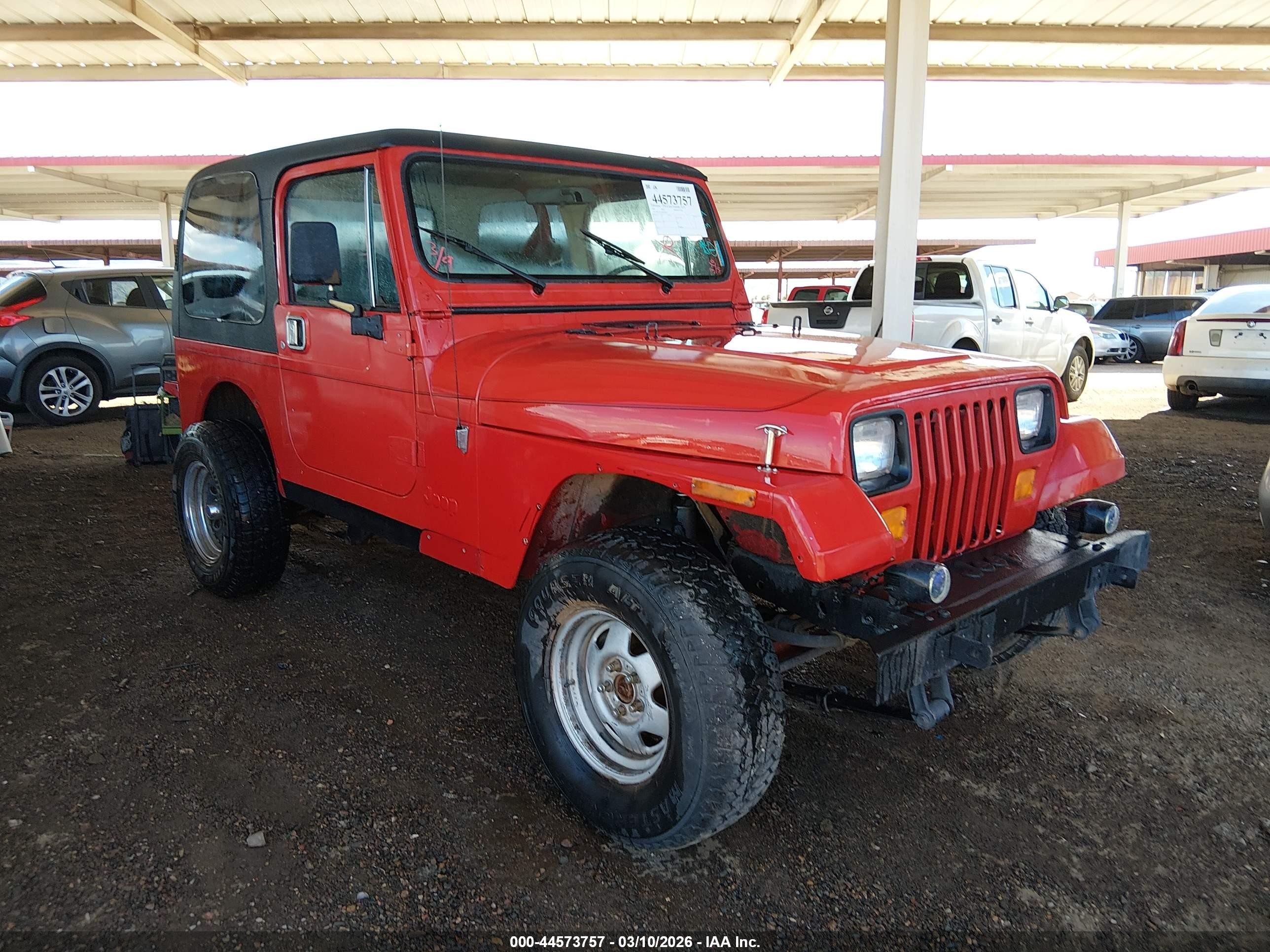 1987 Jeep Wrangler, VIN 2BCCL813XHB504854 — Normal wear