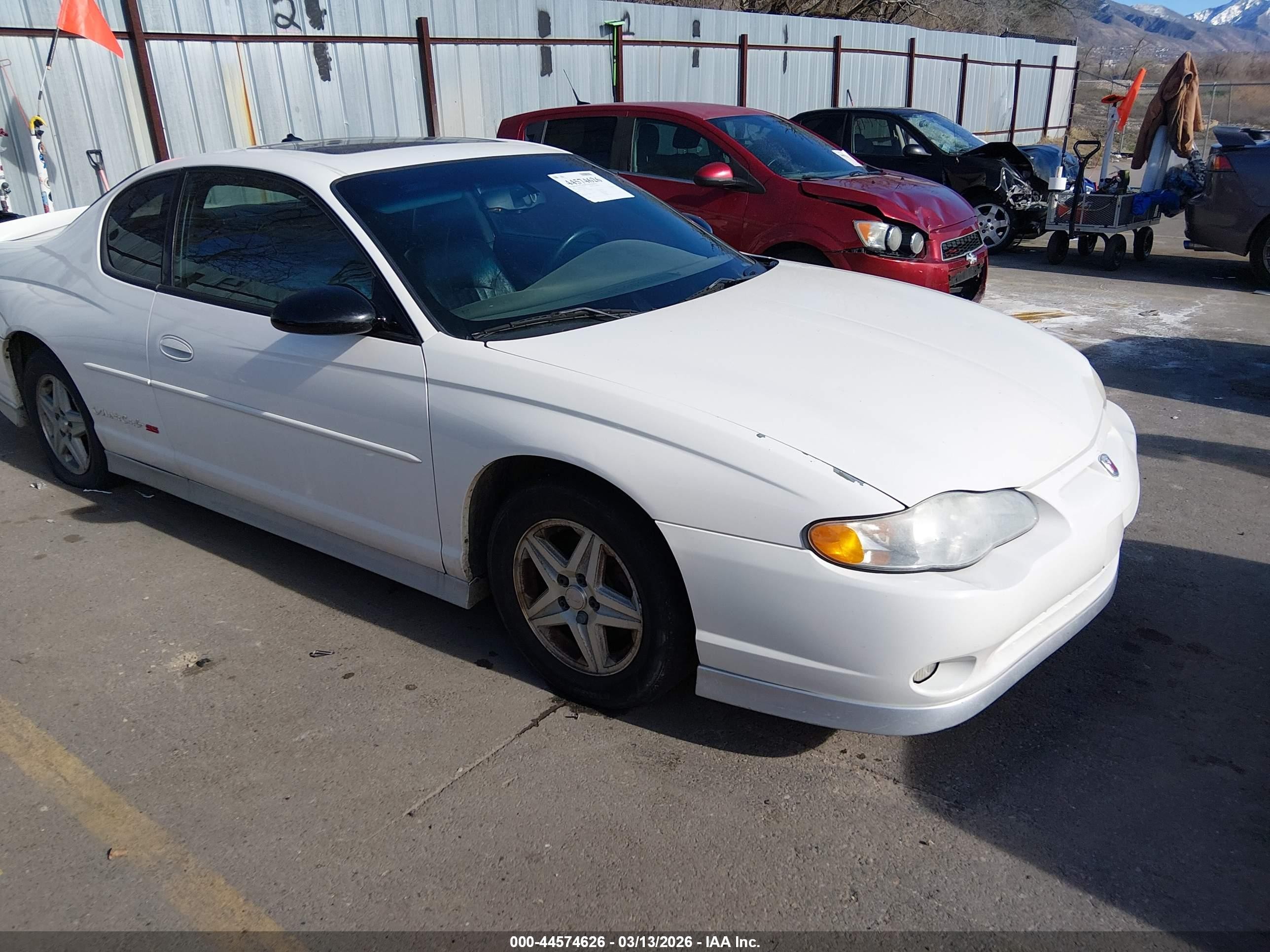 2003 Chevrolet Monte Carlo SS, VIN 2G1WX12K539405588 — Rear end