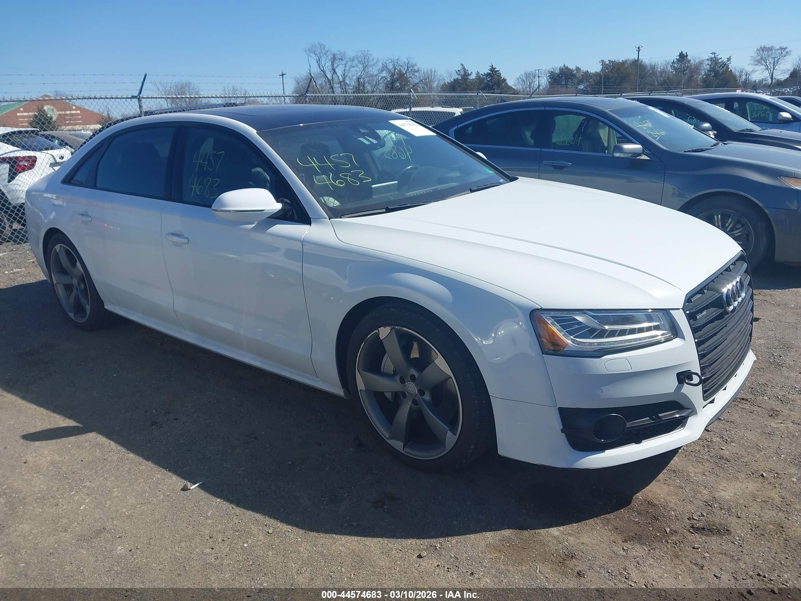 2018 Audi A8 Sport, VIN WAU43AFD1JN000146 — Rear end
