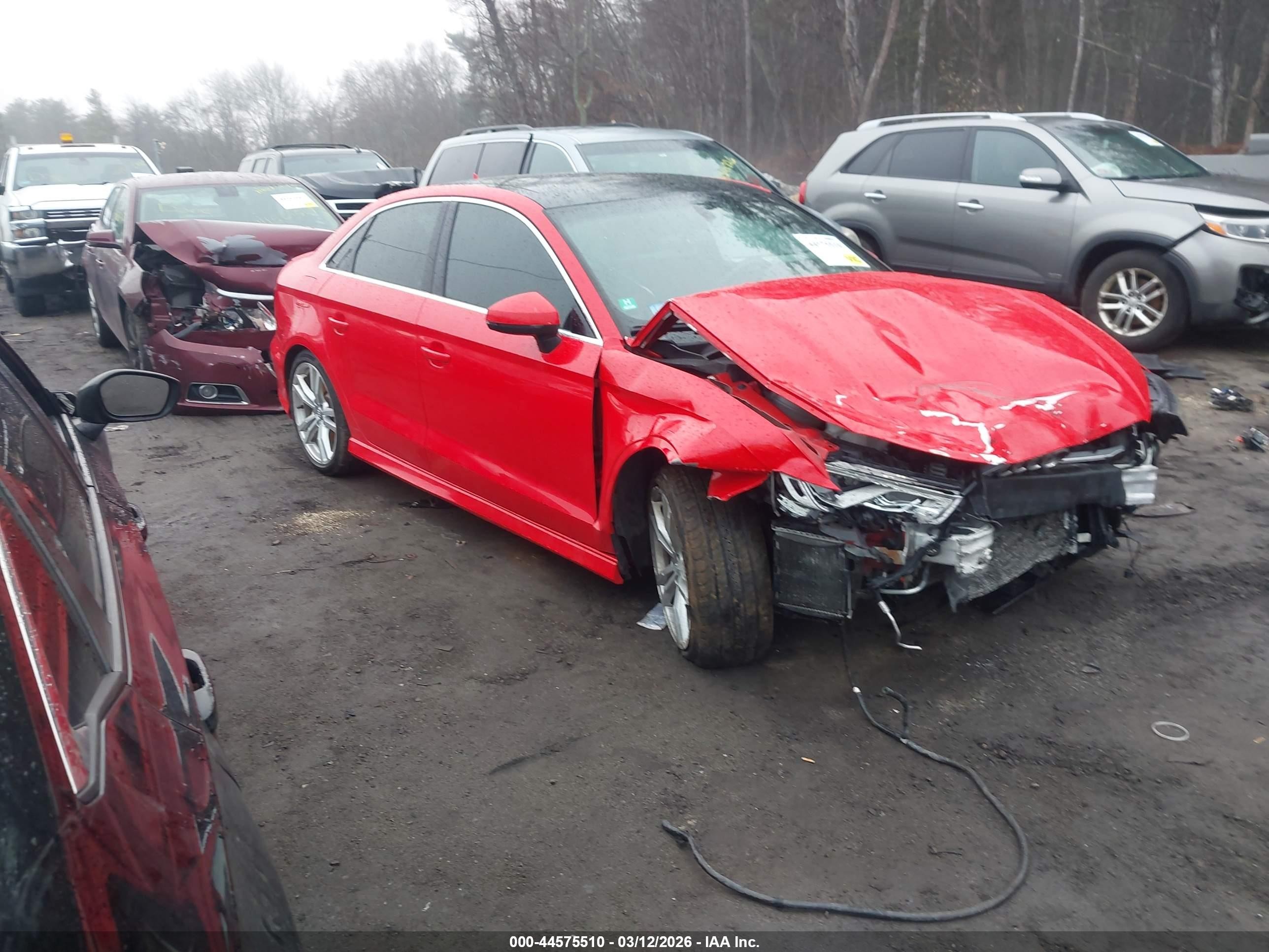 2015 Audi S3 Prestige, VIN WAUFFGFF7F1127373 — Front end