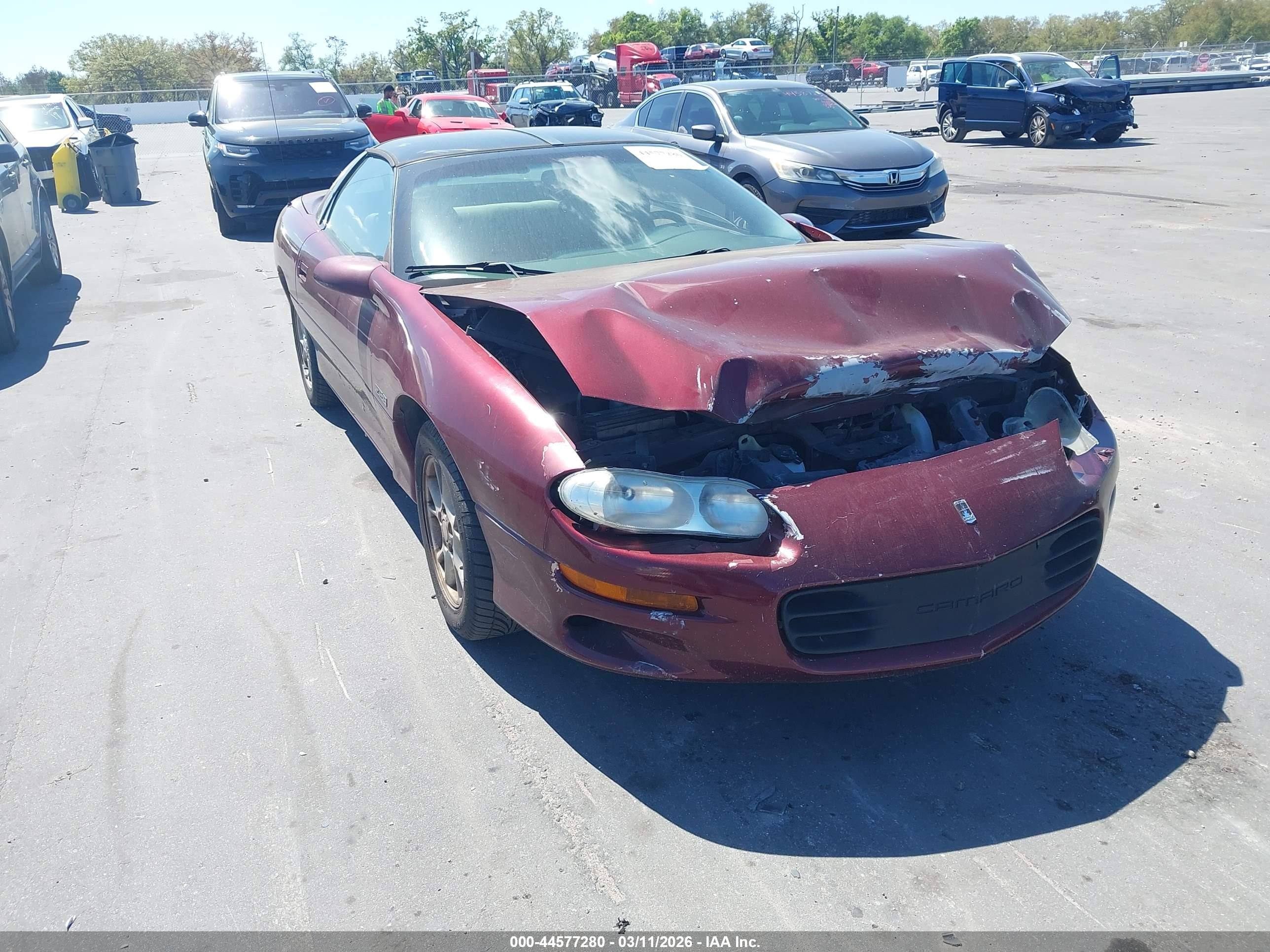 2000 Chevrolet Camaro Z28, VIN 2G1FP22G3Y2147458 — Front end