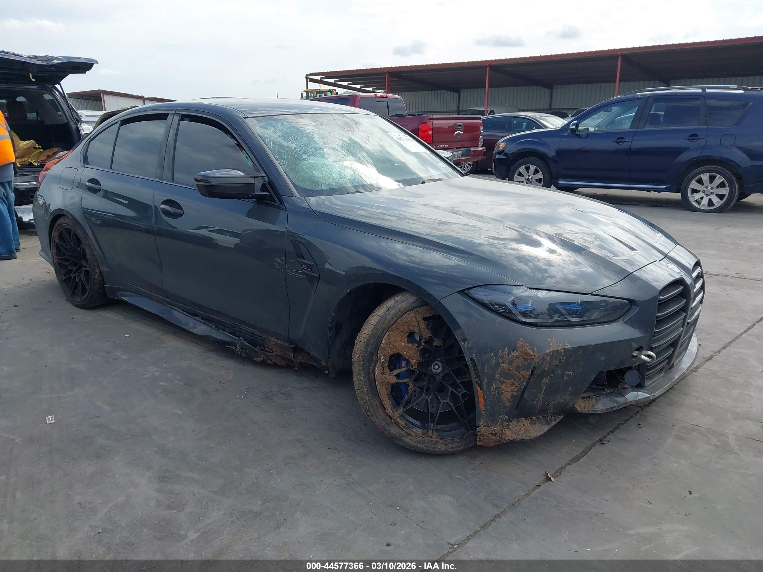 2024 BMW M3 Competition xDrive, VIN WBS43AY07RFT50568 — Undercarriage