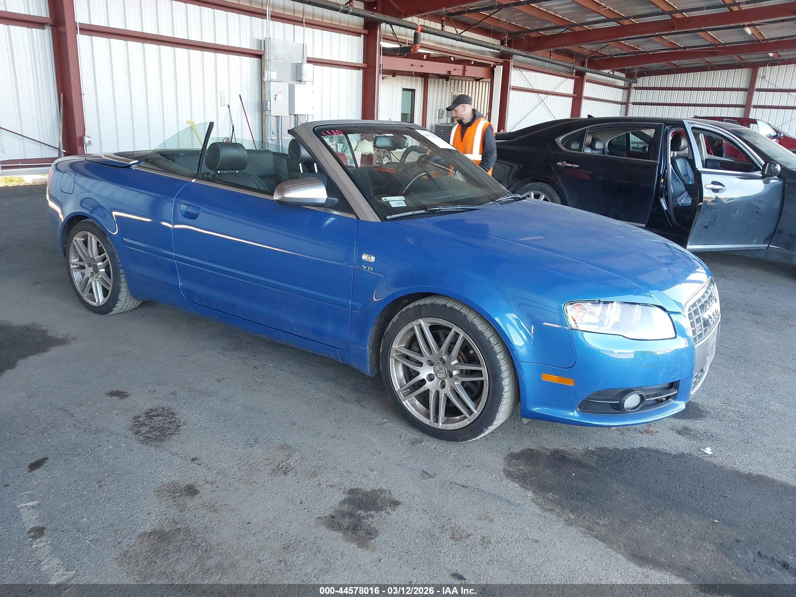 2008 Audi S4, VIN WUARL48H38K900104 — Не указано