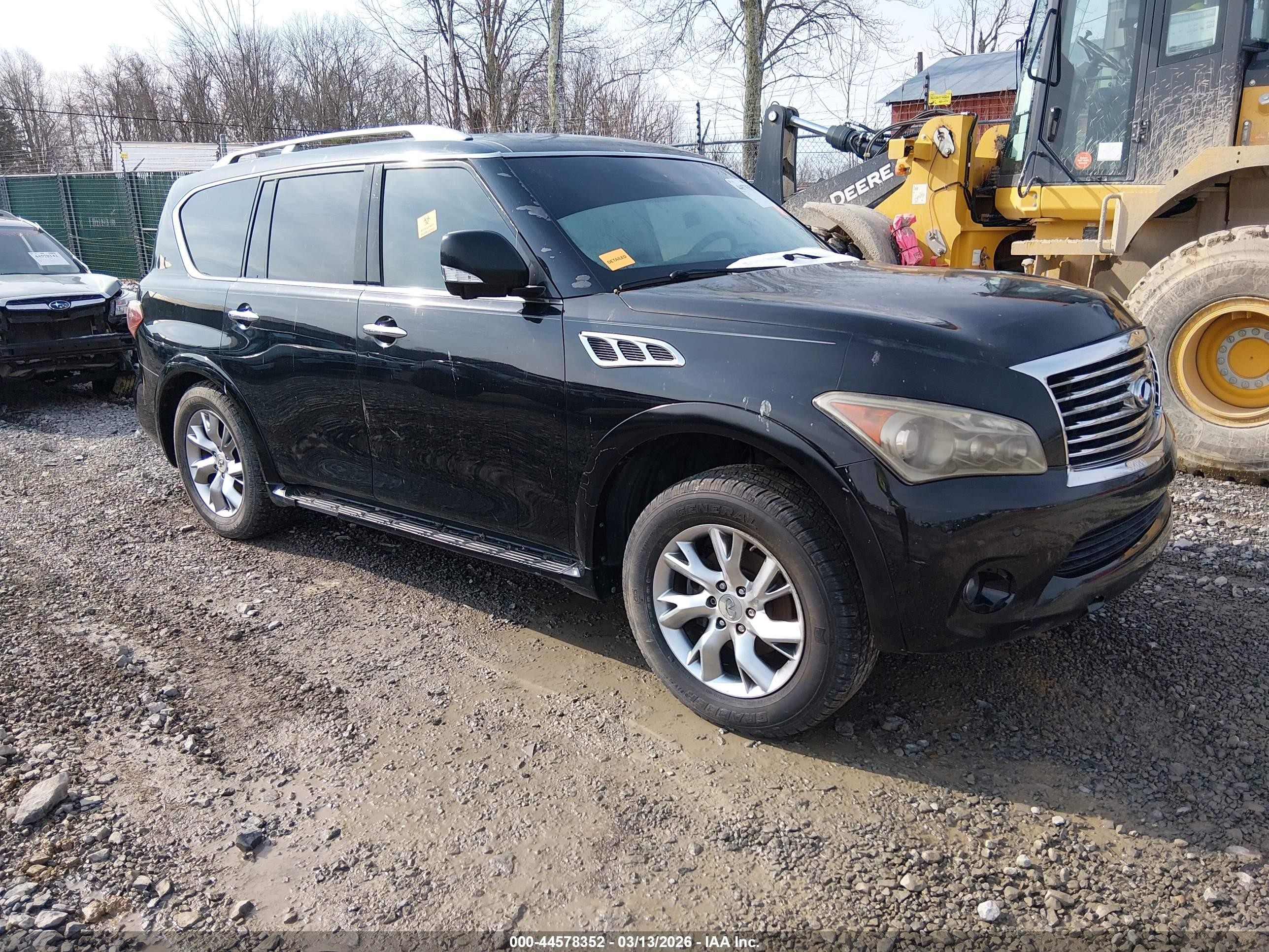 2011 Infiniti QX56 7-passenger, VIN JN8AZ2NF9B9501457 — Biohazard / chemical