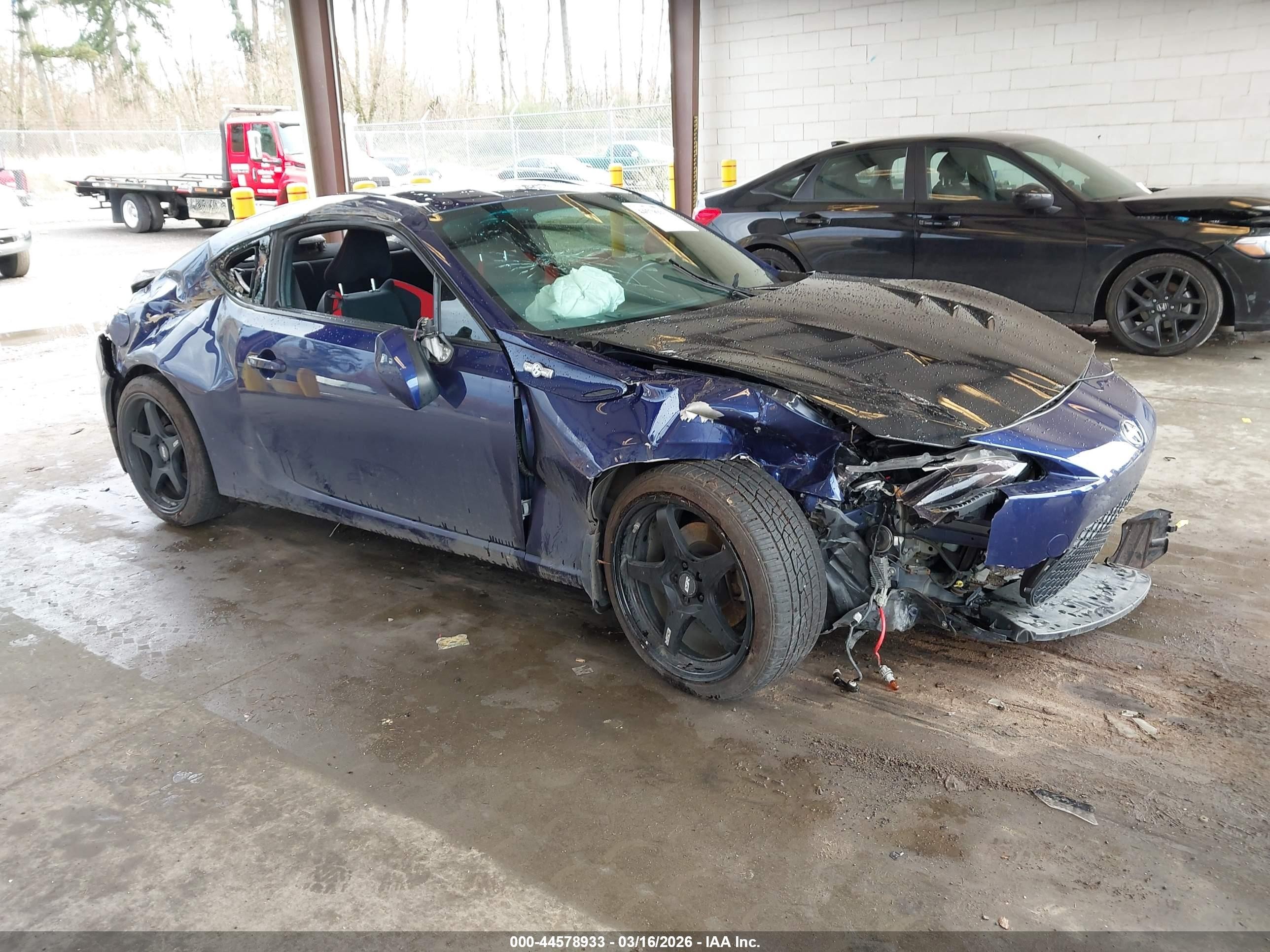 2016 Scion FR-S, VIN JF1ZNAA16G8702301 — Rollover