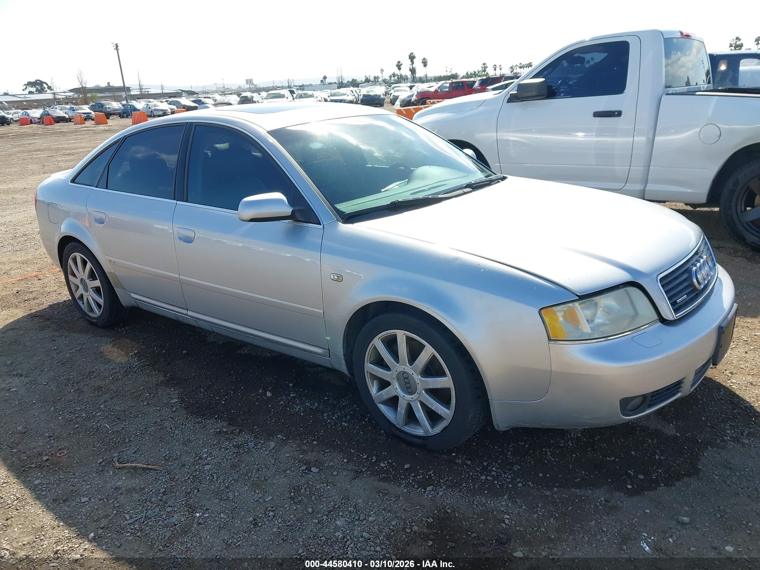 2004 Audi A6 2.7T S-Line, VIN WAUCD64B84N096742 — Rear end