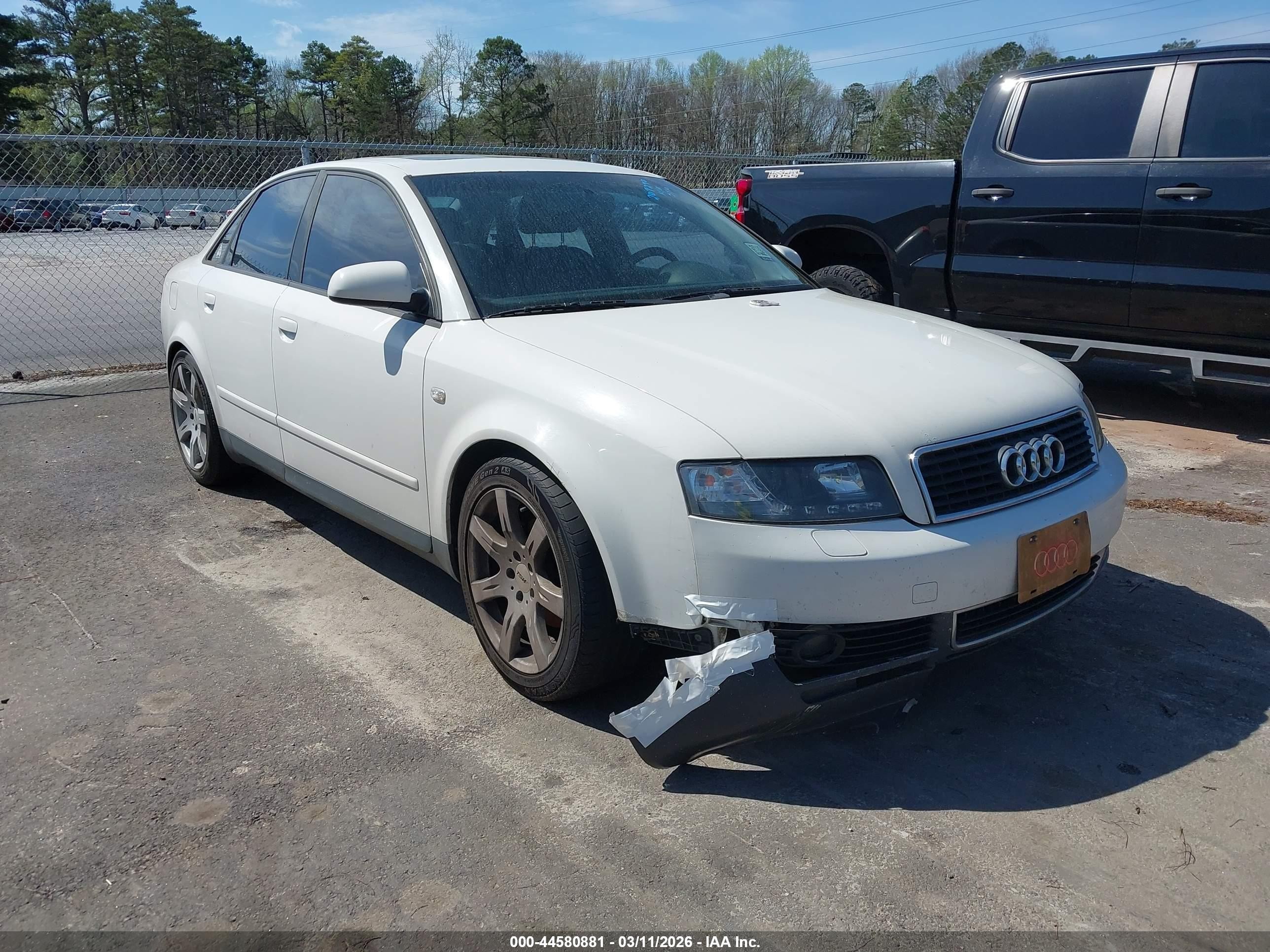 2002 Audi A4 1.8T, VIN WAULC68E82A207270 — Normal wear