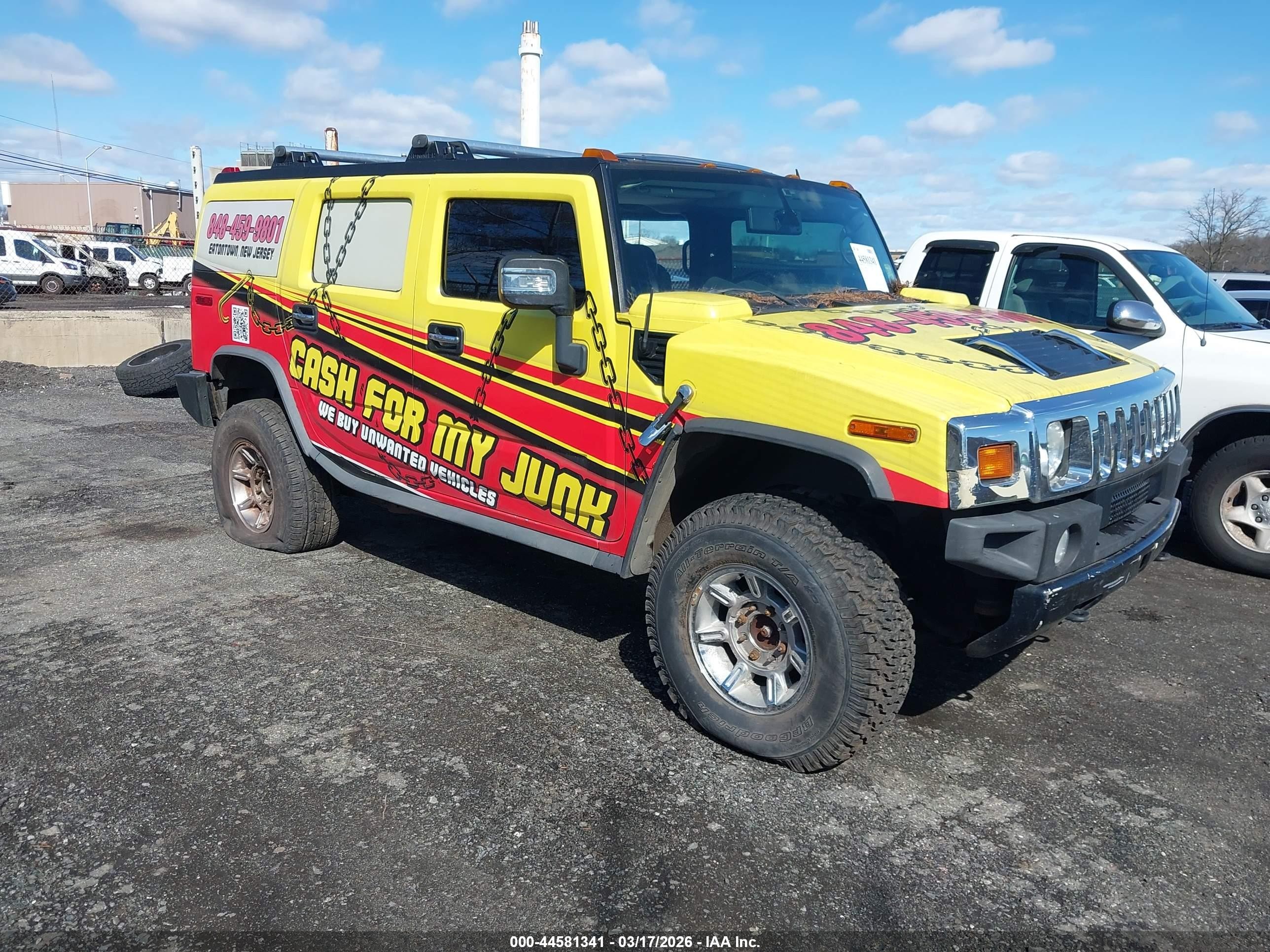 2007 Hummer H2 SUV, VIN 5GRGN23U07H109630 — All over