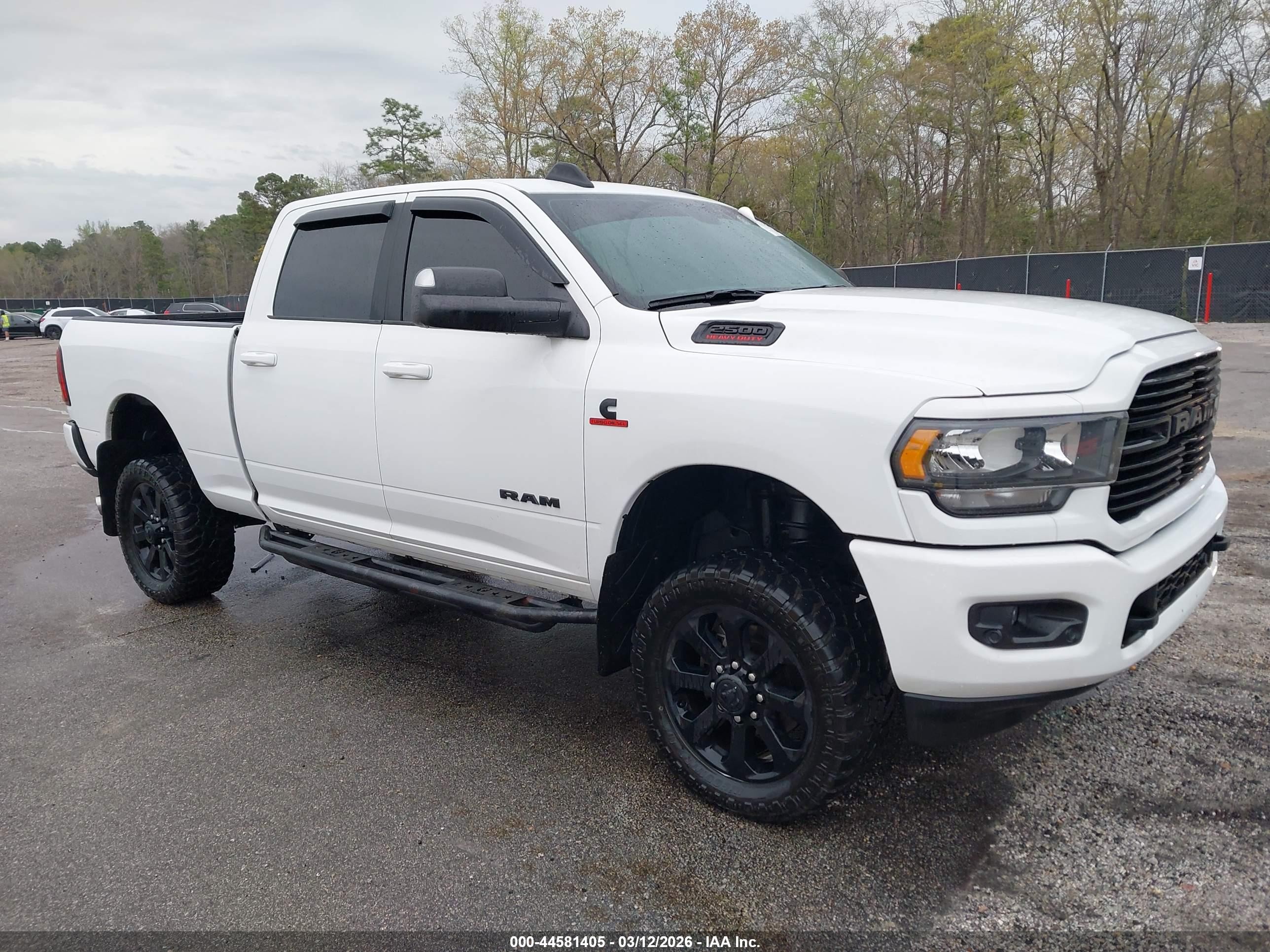 2021 Ram 2500 Big Horn, VIN 3C6UR5DL0MG516098 — Theft recovery