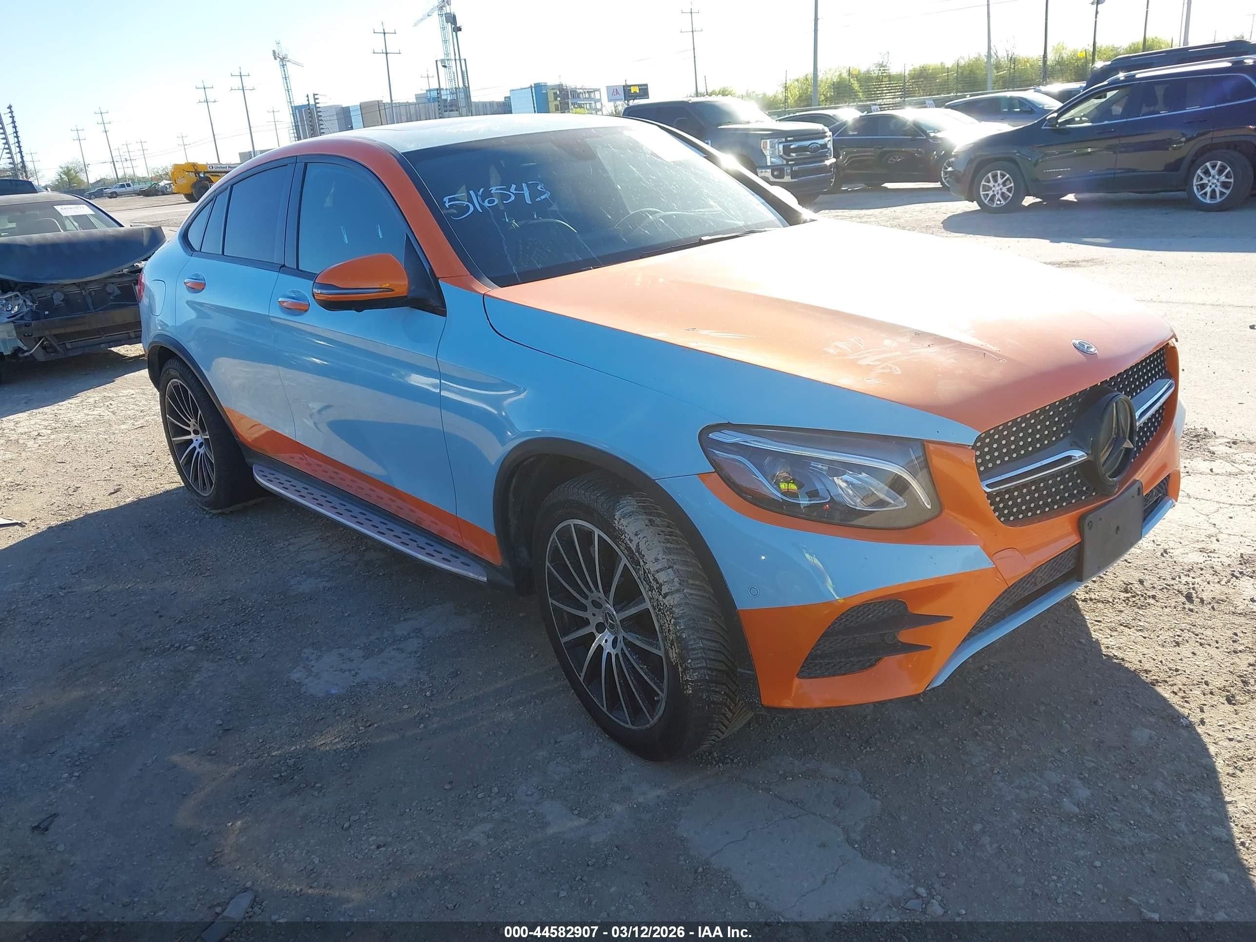 2019 Mercedes-Benz GLC 300, VIN WDC0J4KB1KF516543 — Repossession
