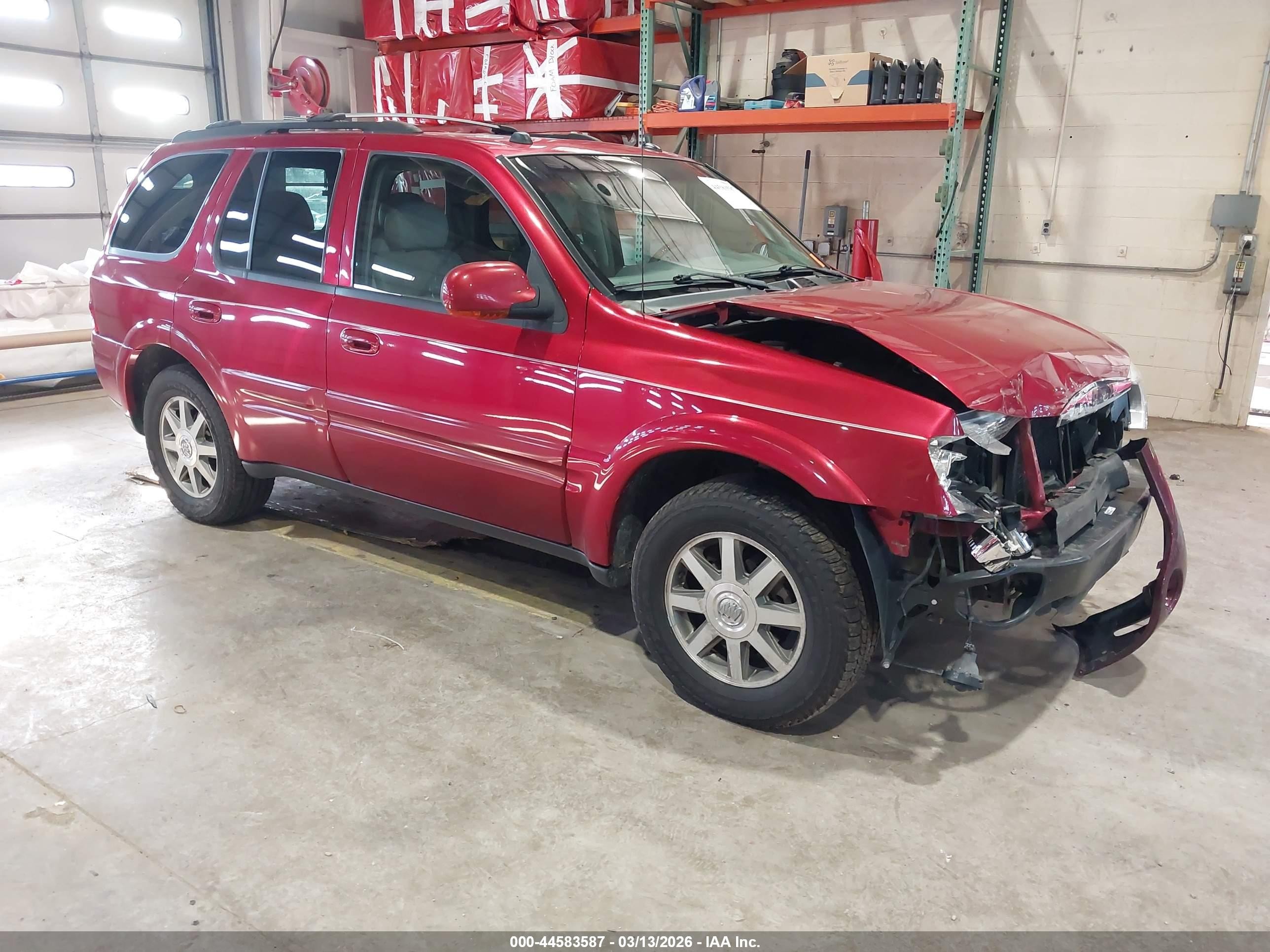 2005 Buick Rainier CXL, VIN 5GADT13S452142554 — Front end