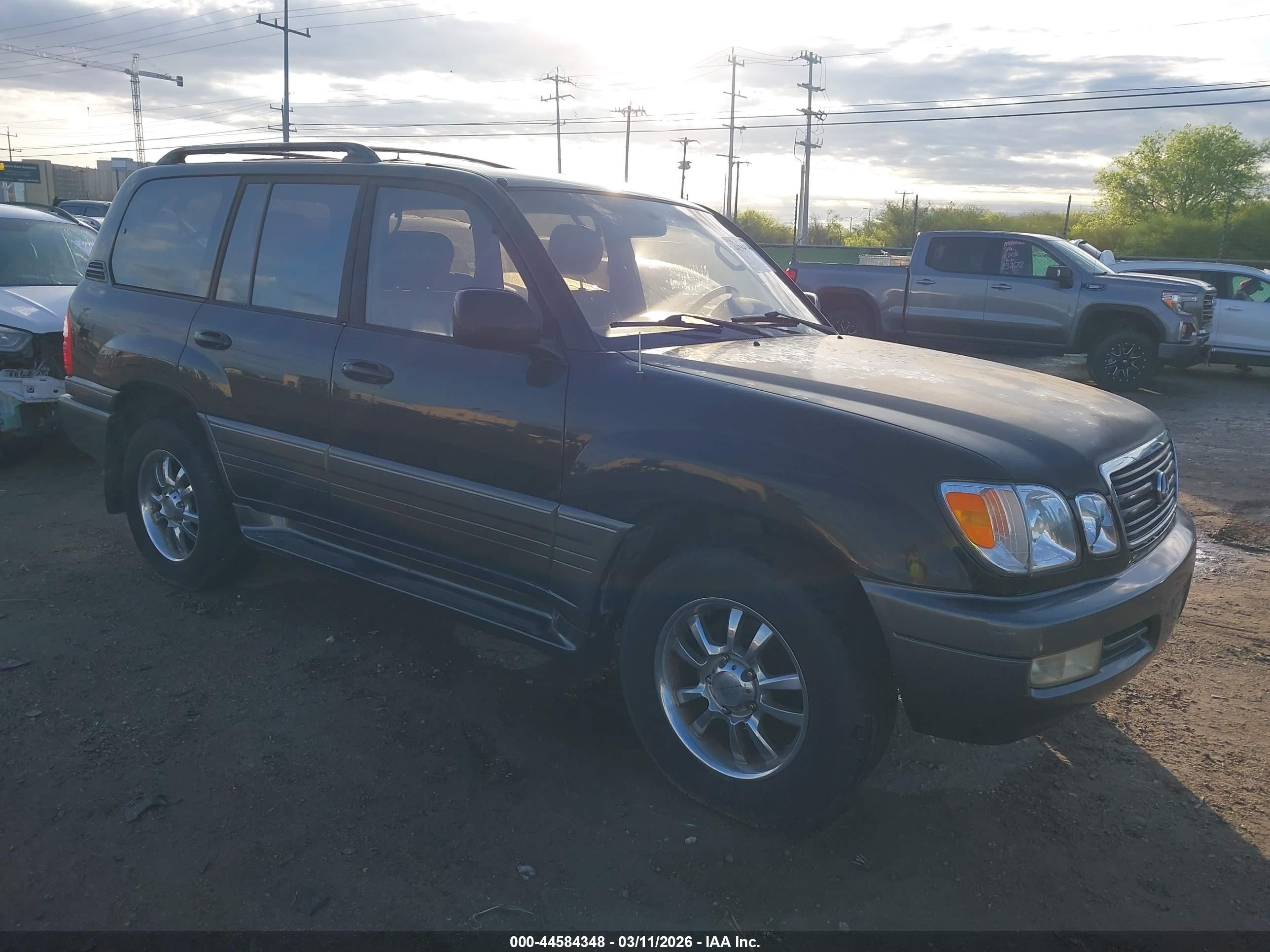 1999 Lexus LX 470, VIN JT6HT00W6X0054192 — Hail