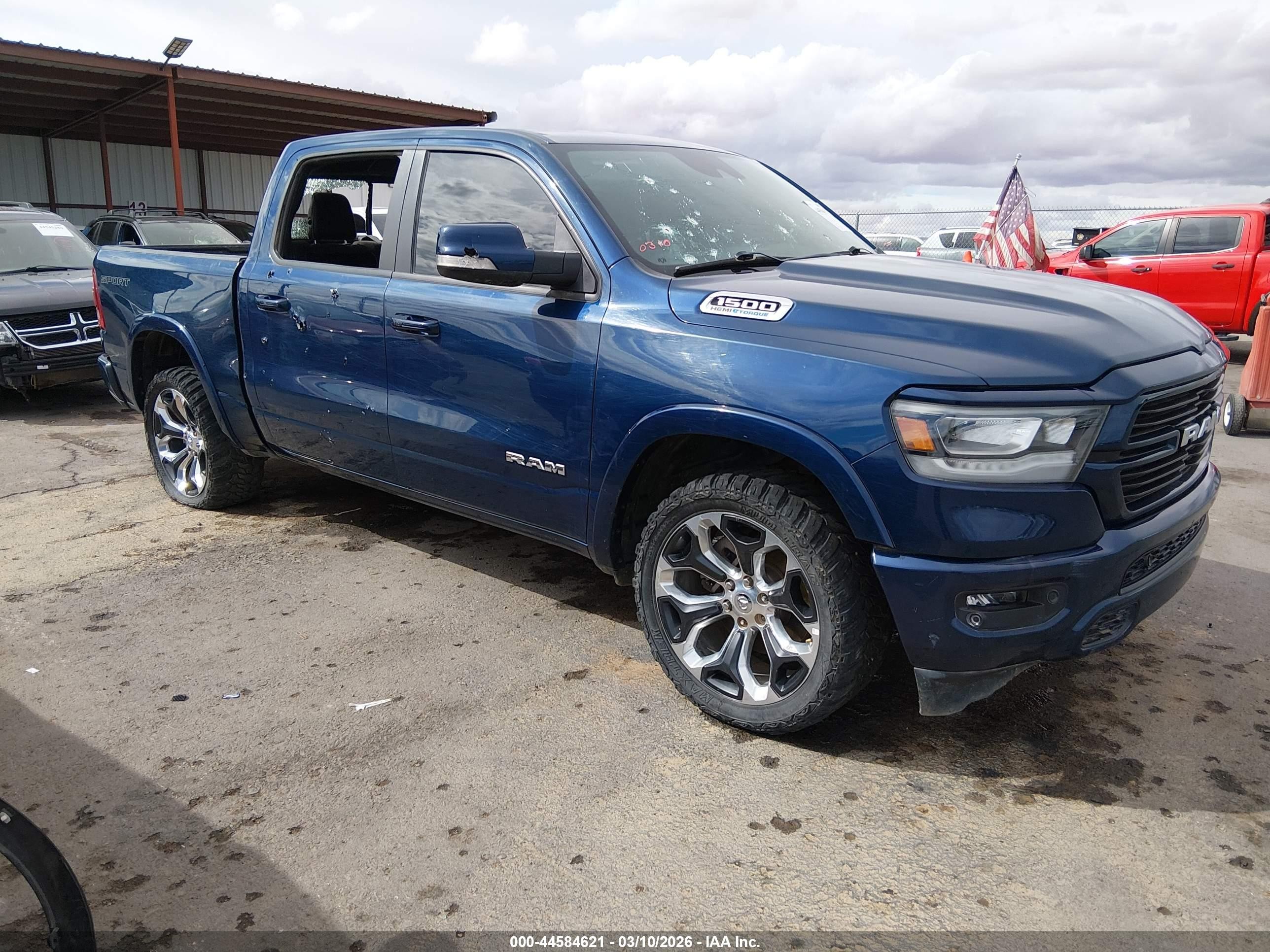 2022 Ram 1500 Laramie, VIN 1C6SRFJT4NN206255 — Theft recovery