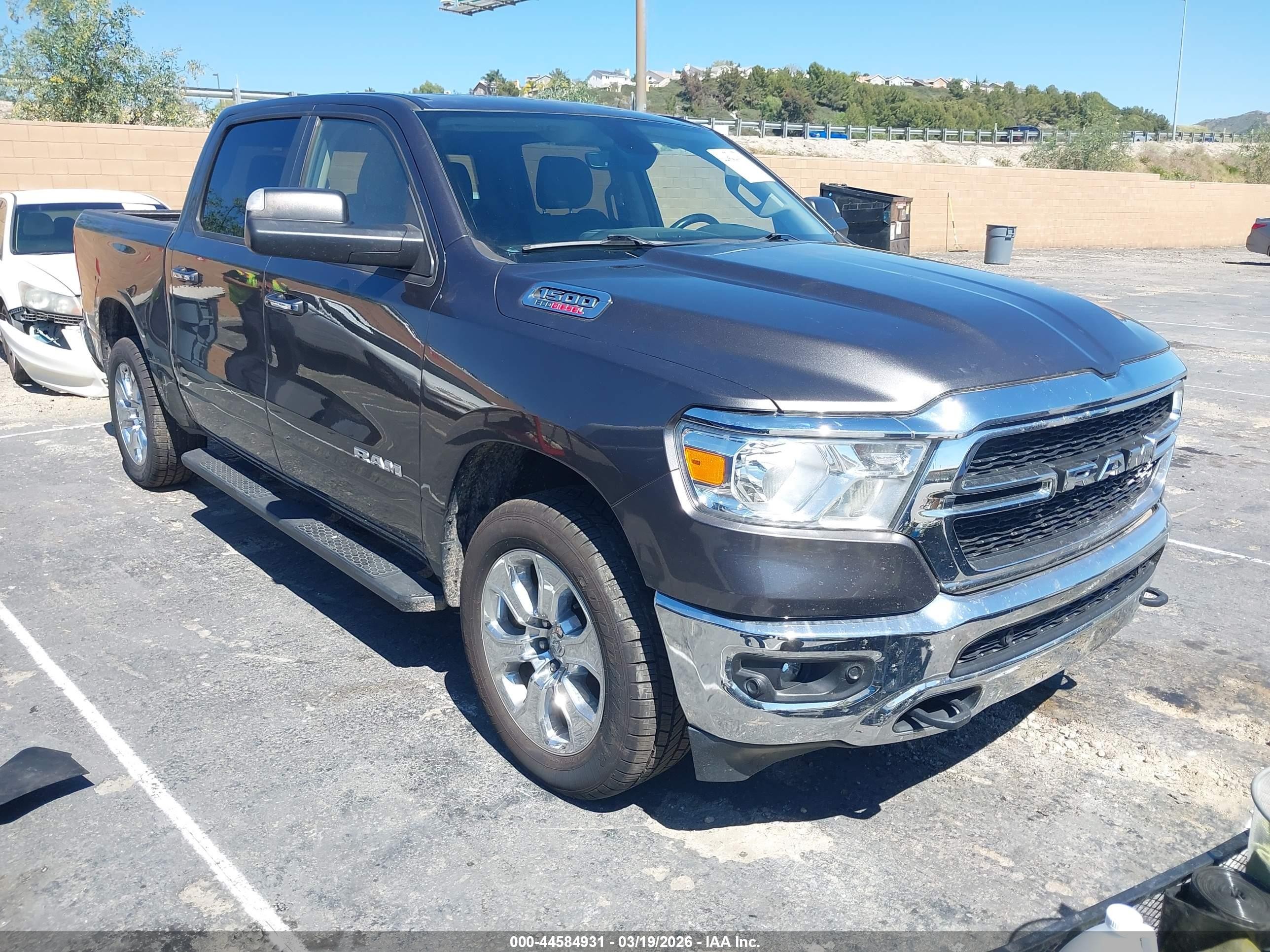 2020 Ram 1500 Big Horn, VIN 1C6SRFFM6LN383047 — Fresh water flood