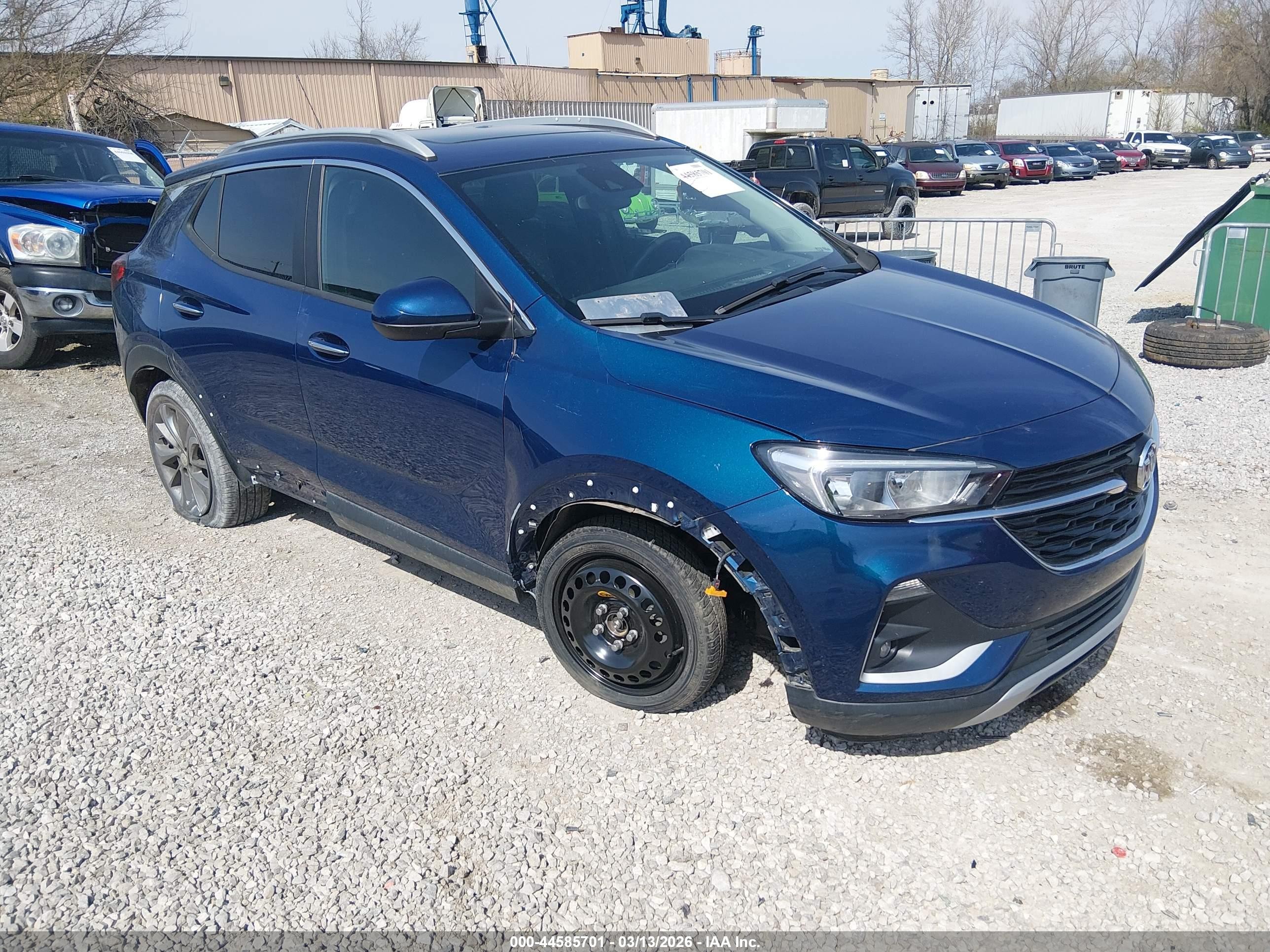2021 Buick Encore GX Select, VIN KL4MMDS2XMB072467 — Side
