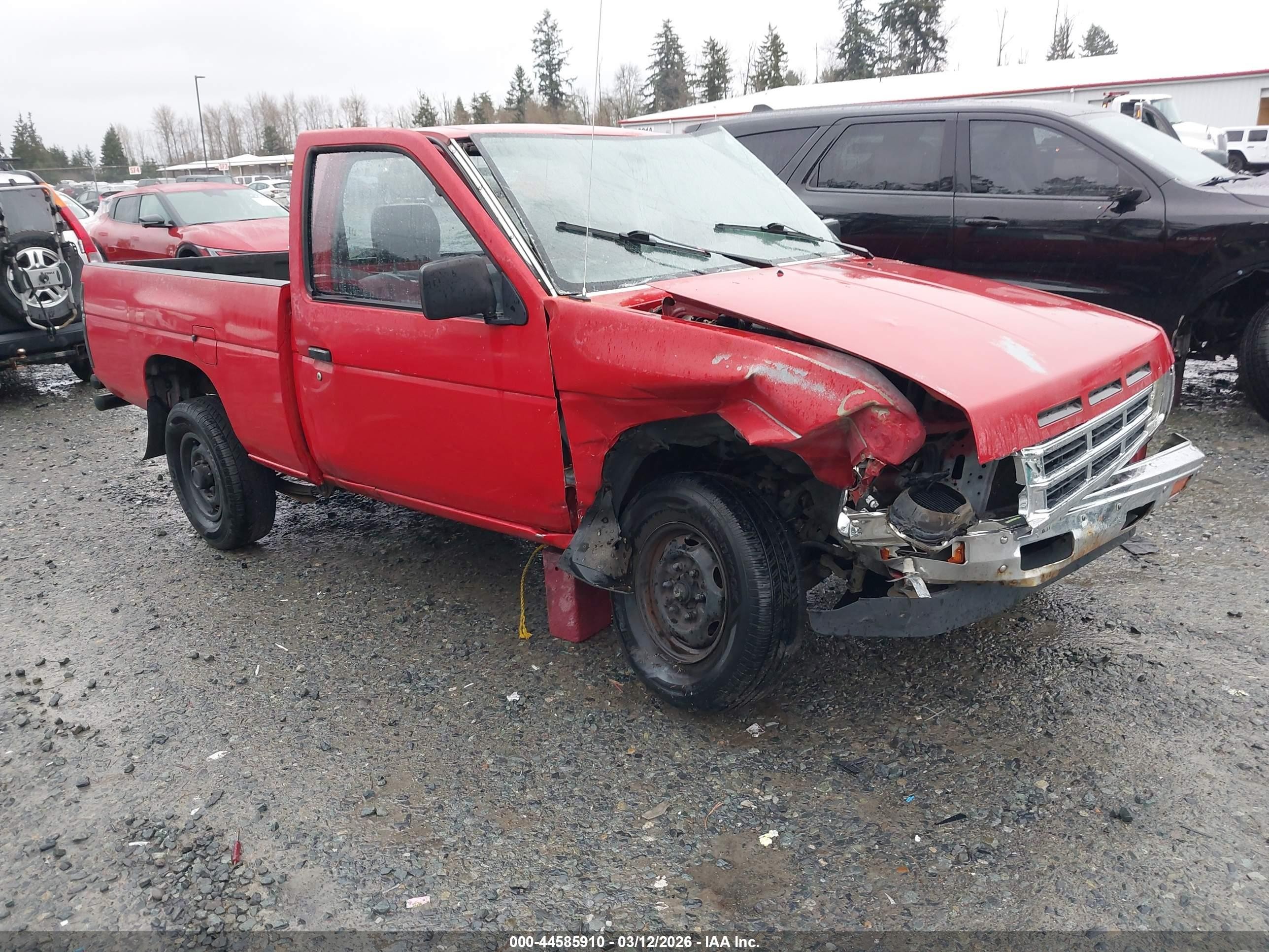 1992 Nissan Frontier XE, VIN 1N6SD11S8NC344522 — Front end
