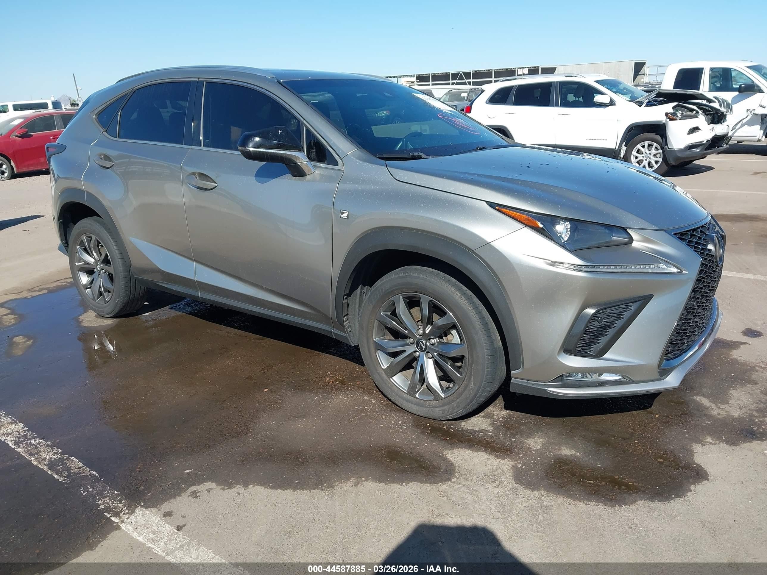 2019 Lexus NX 300, VIN JTJYARBZ6K2124567 — Burn