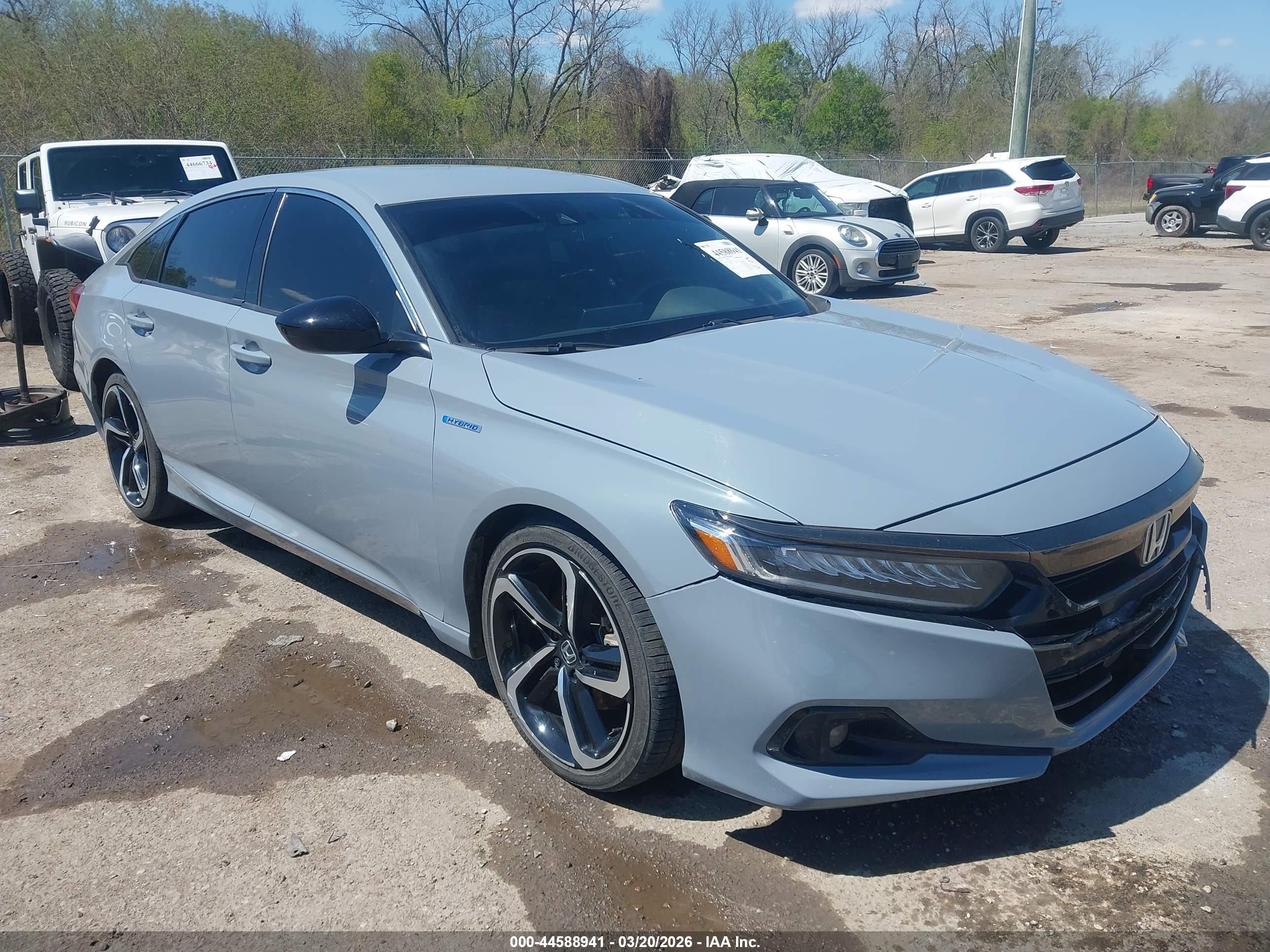 2022 Honda Accord Sport, VIN 1HGCV3F26NA025514 — Side