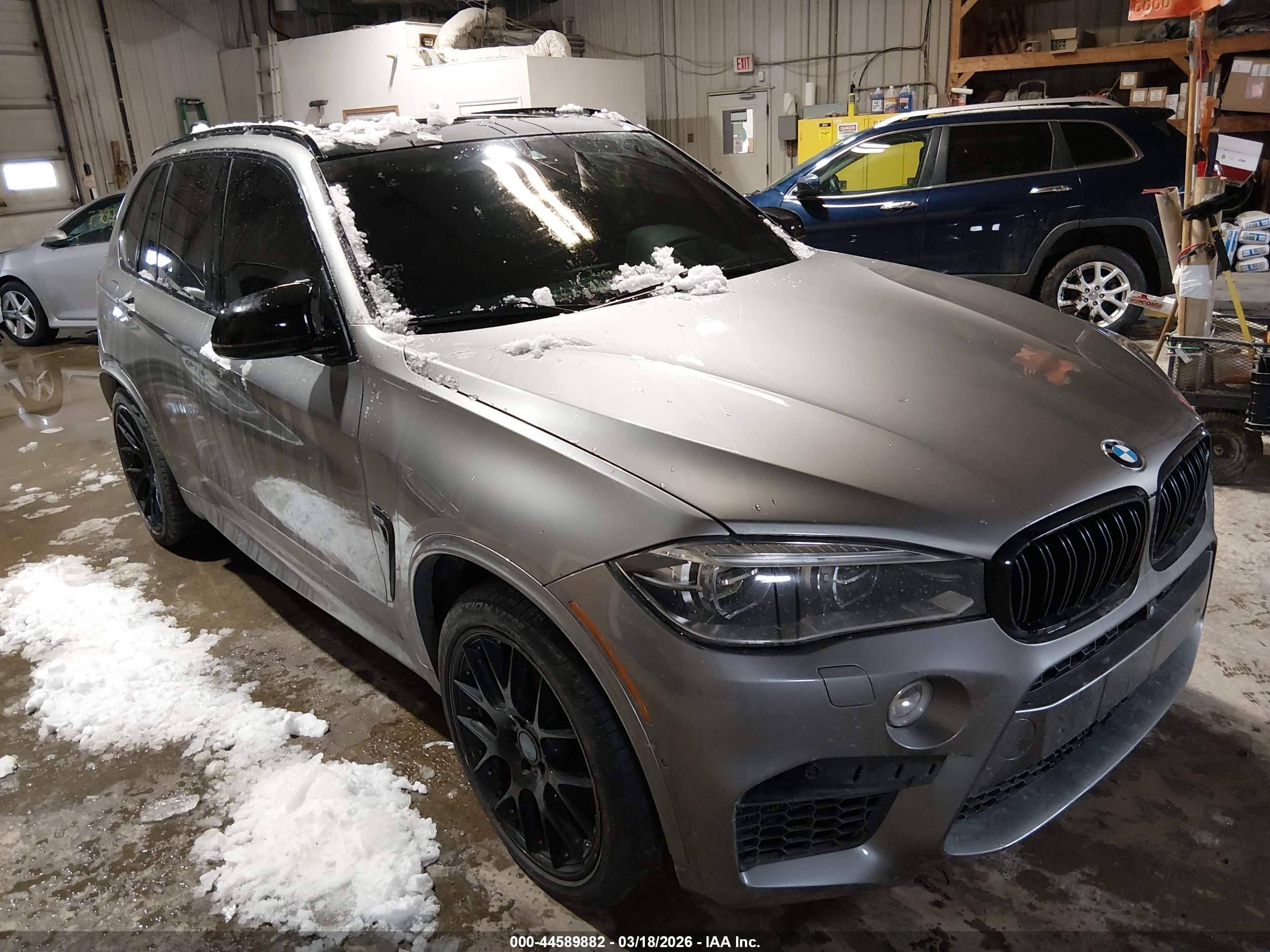 2017 BMW X5 M, VIN 5YMKT6C3XH0U39444 — Rear end