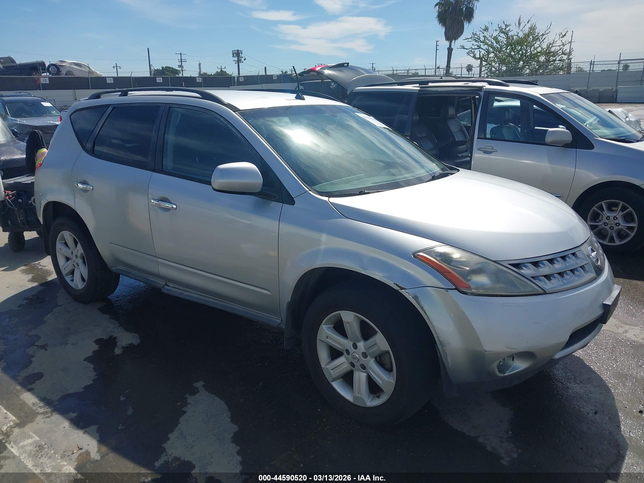 2007 Nissan Murano SL, VIN JN8AZ08W87W613370 — Front end