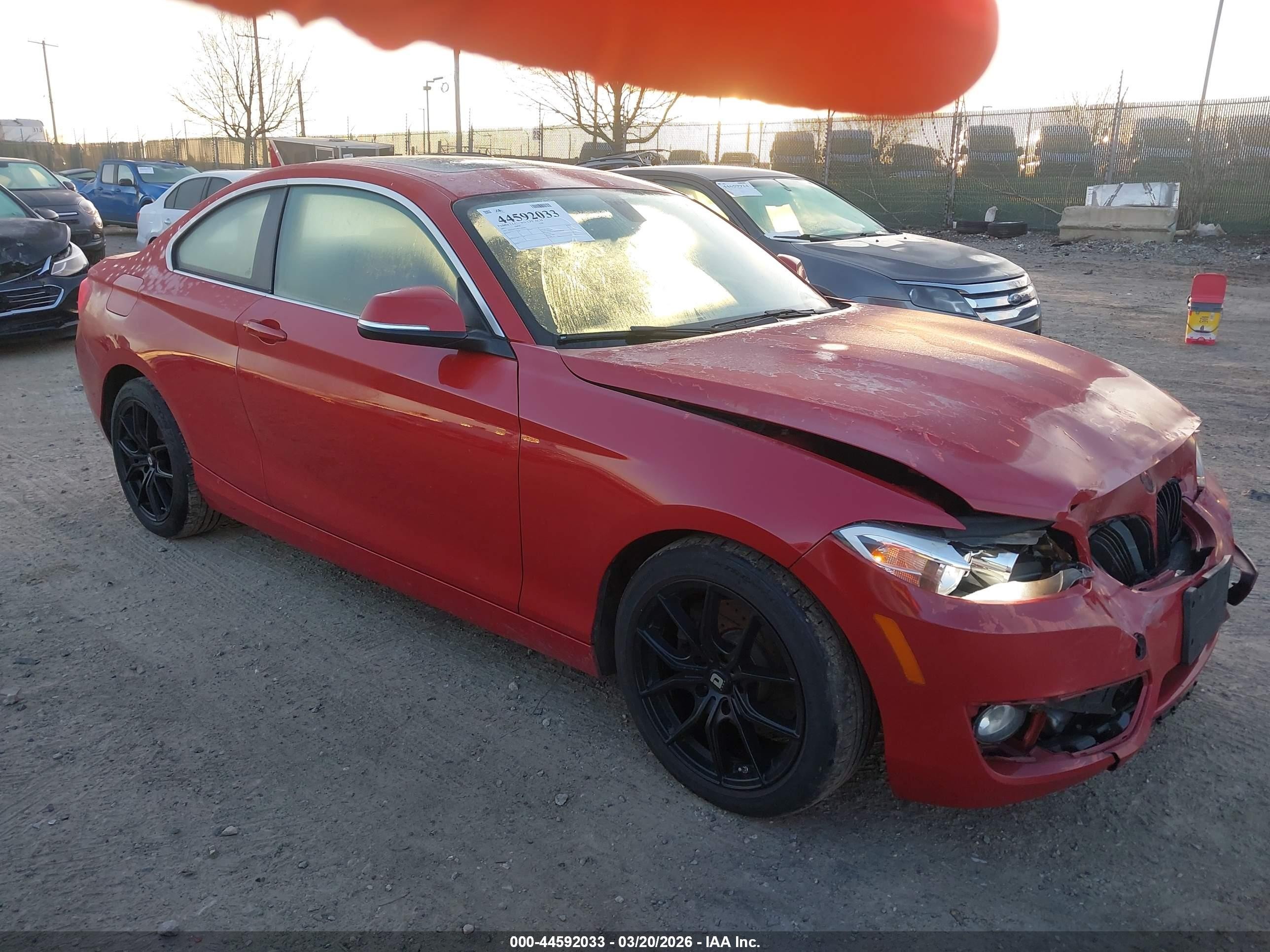 2015 BMW 2 Series 228i xDrive, VIN WBA1F7C59FVX96064 — Front end