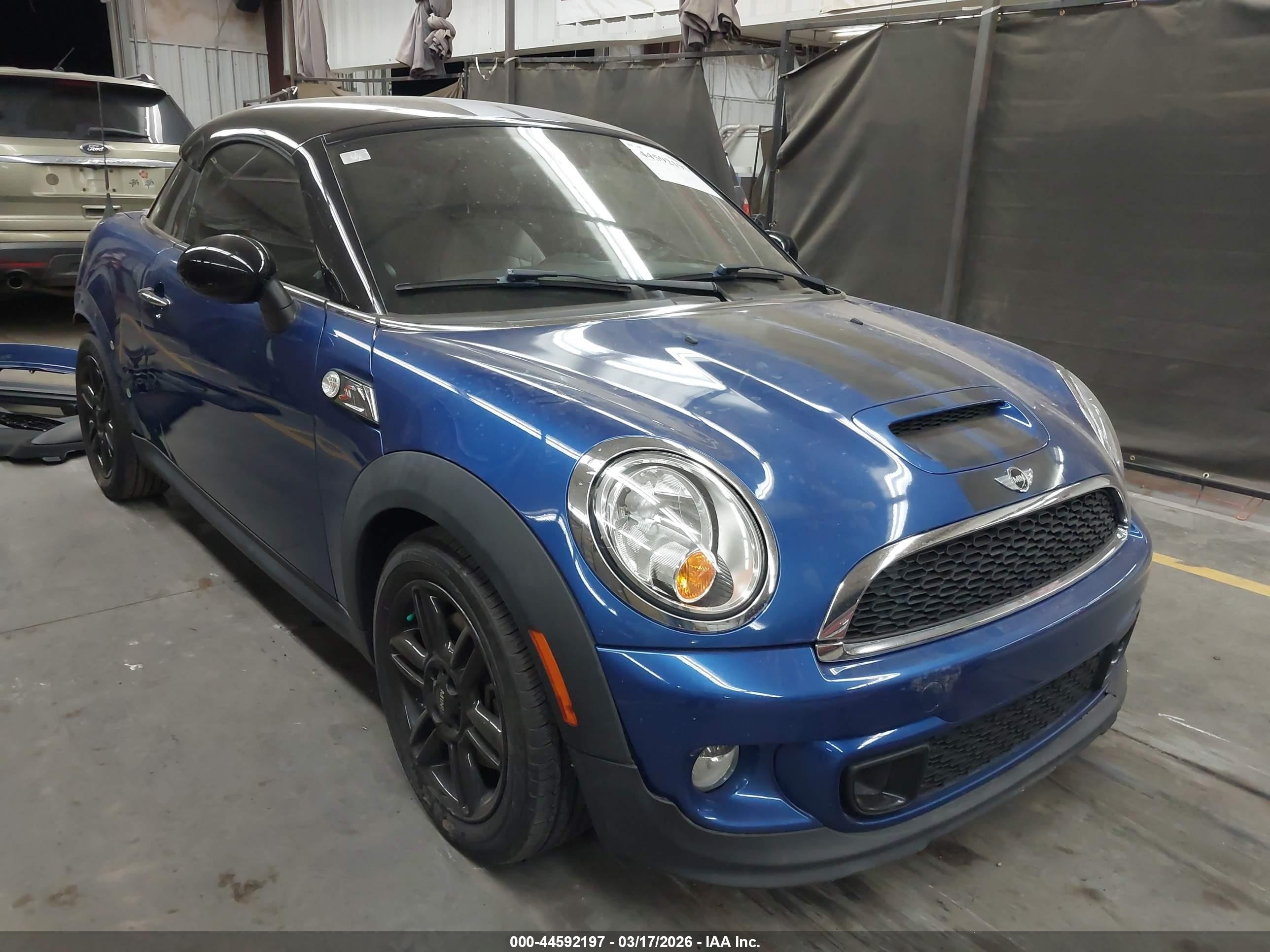 2013 MINI Coupe S, VIN WMWSX3C50DT466381 — Rear end