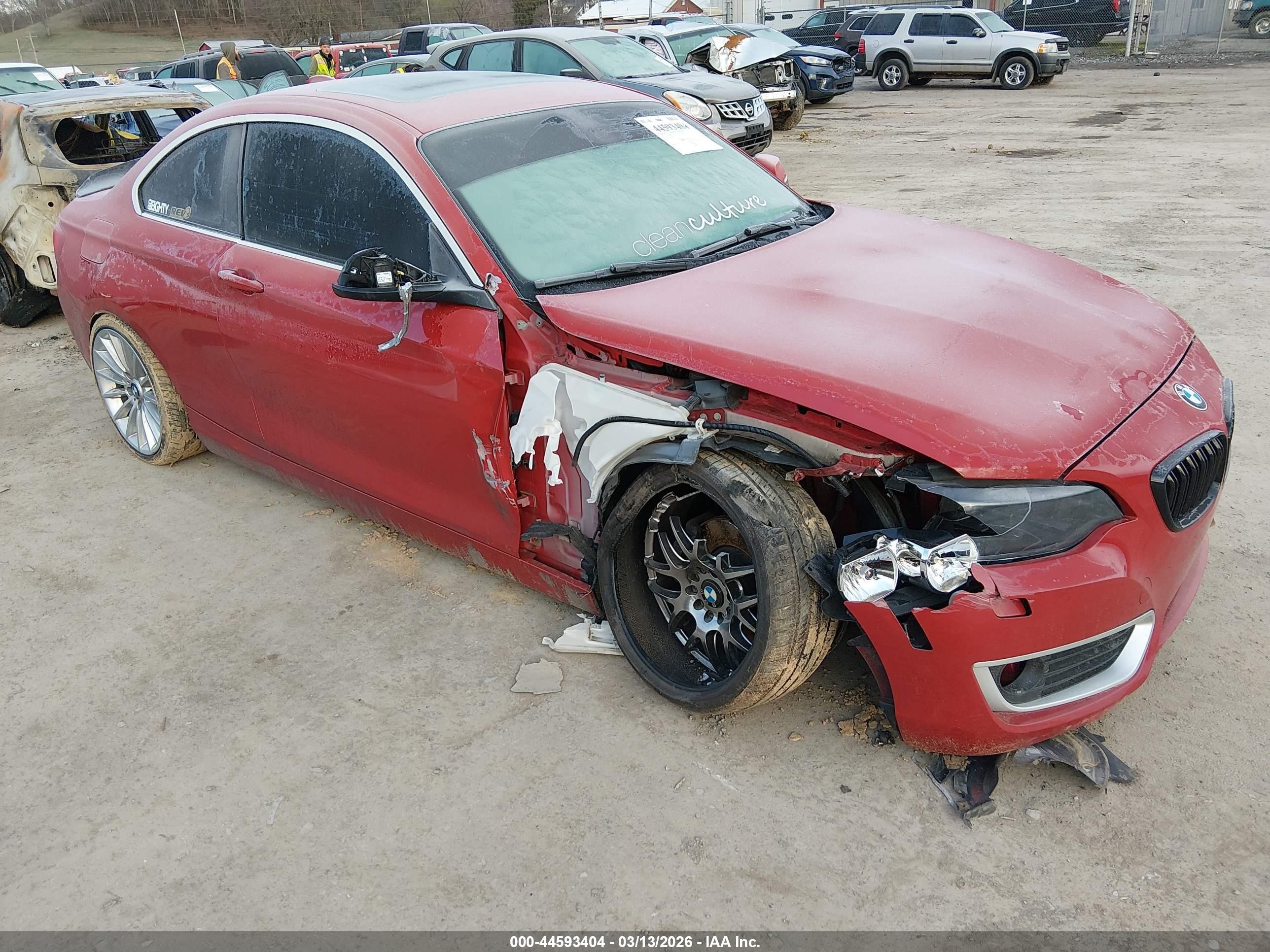 2014 BMW 2 Series 228i, VIN WBA1F5C54EV255913 — Front end
