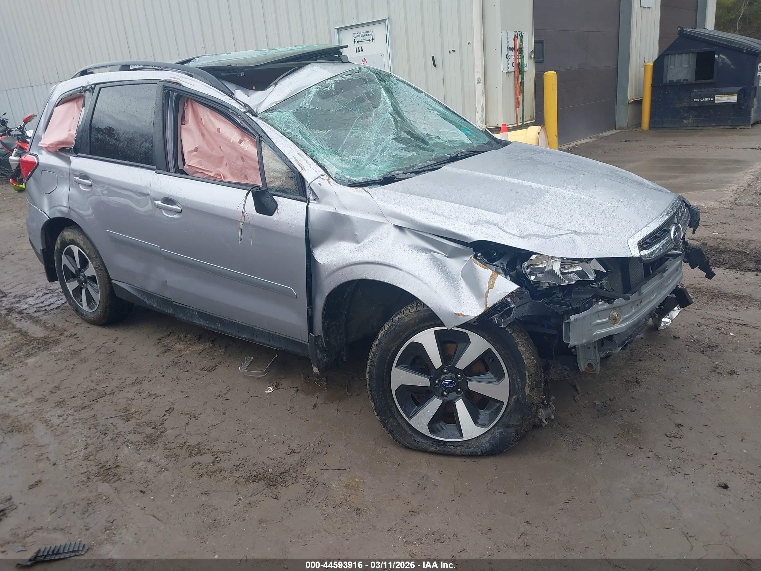 2017 Subaru Forester Premium, VIN JF2SJAGC0HH548588 — Rollover