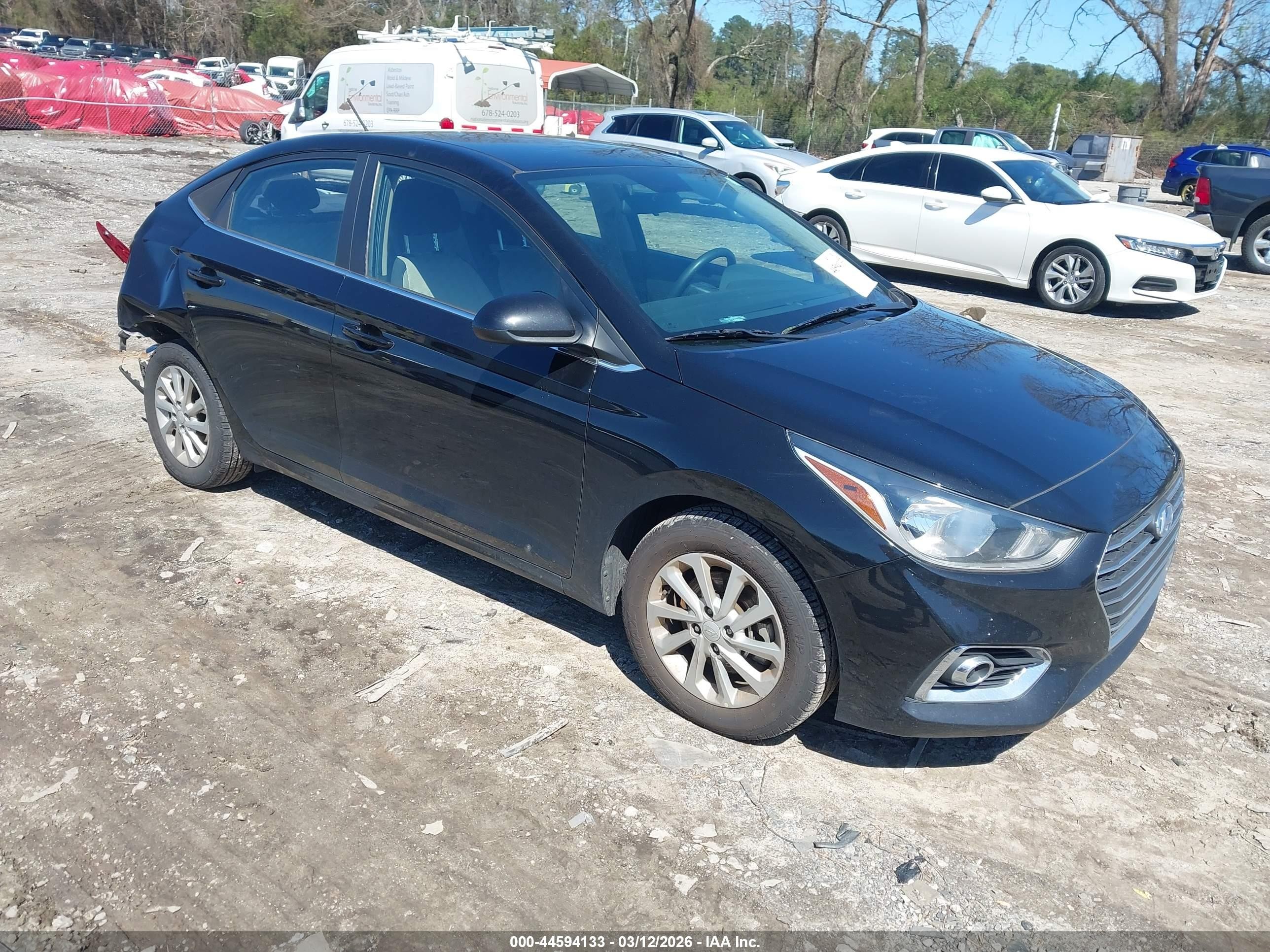 2022 Hyundai Accent SE, VIN 3KPC24A64NE166490 — Rear end