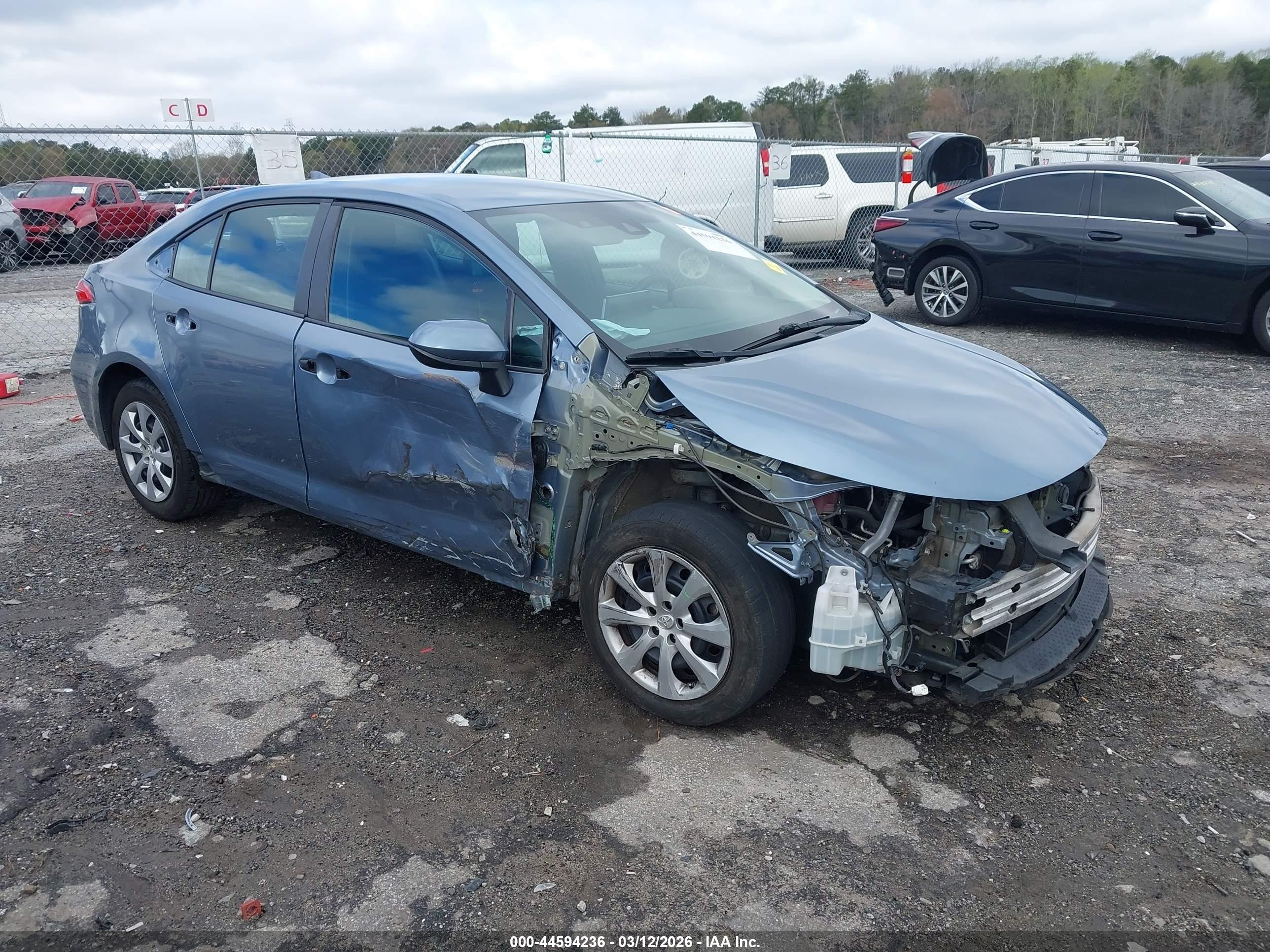 2021 Toyota Corolla LE, VIN 5YFEPMAE4MP164737 — All over