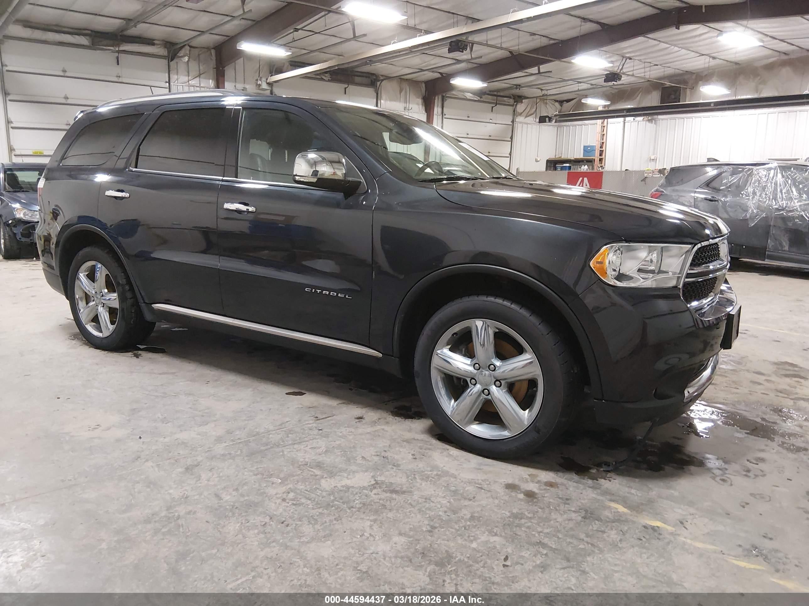 2013 Dodge Durango Citadel, VIN 1C4RDJEG4DC596516 — Rear end
