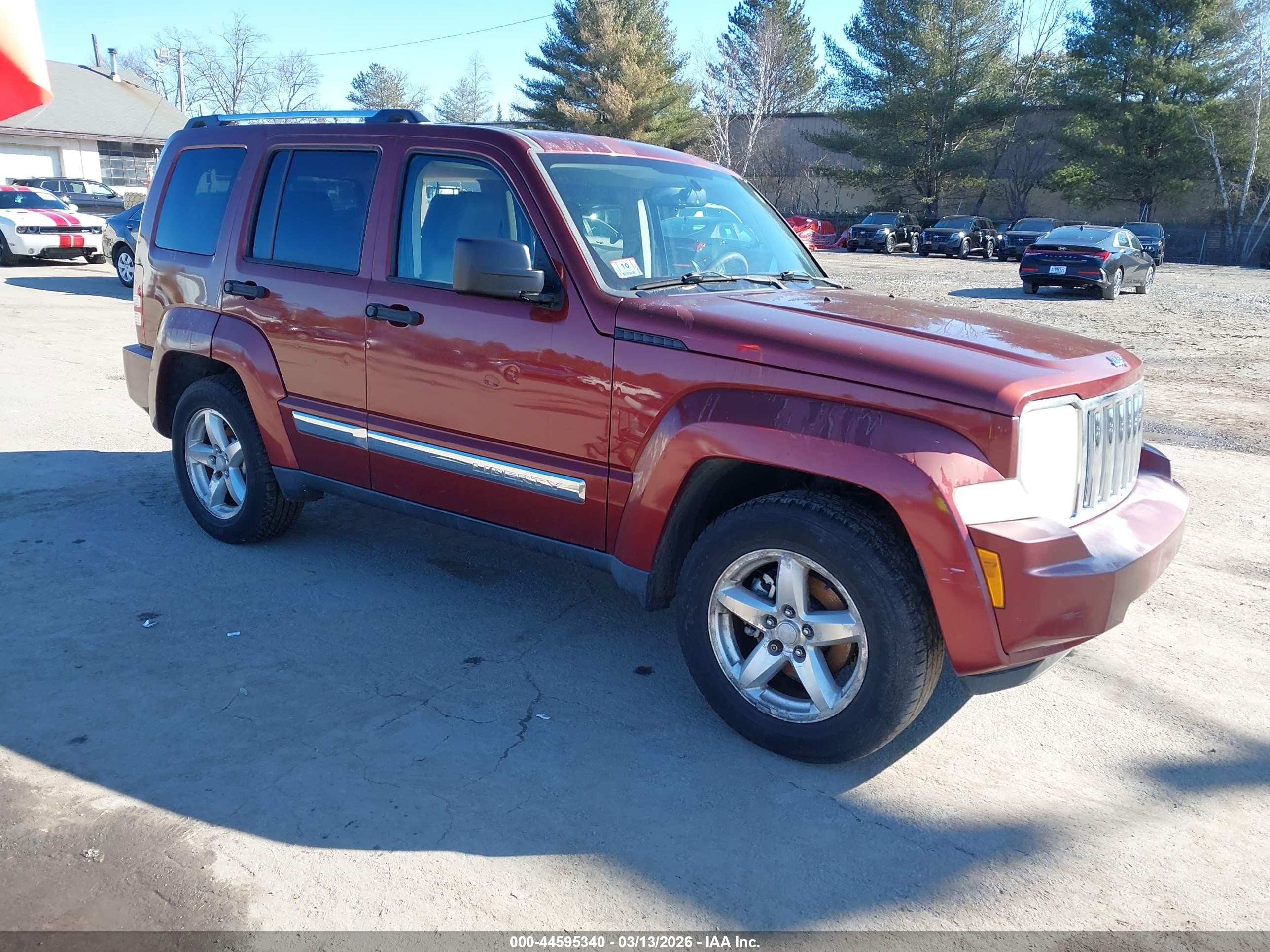 2008 Jeep Liberty Limited, VIN 1J8GN58K38W157056 — Зад