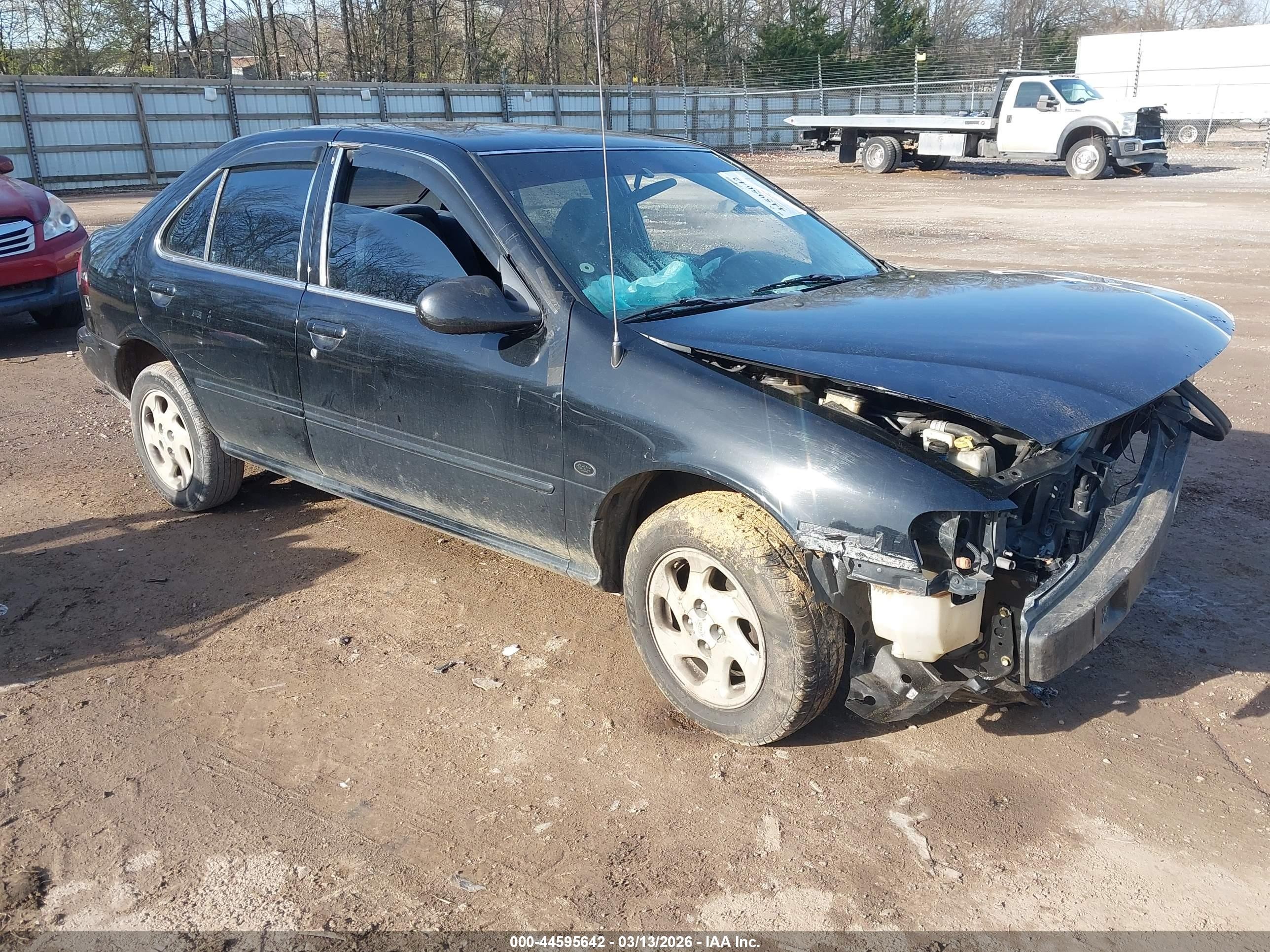 1999 Nissan Sentra XE, VIN 1N4AB41D2XC703573 — Перед