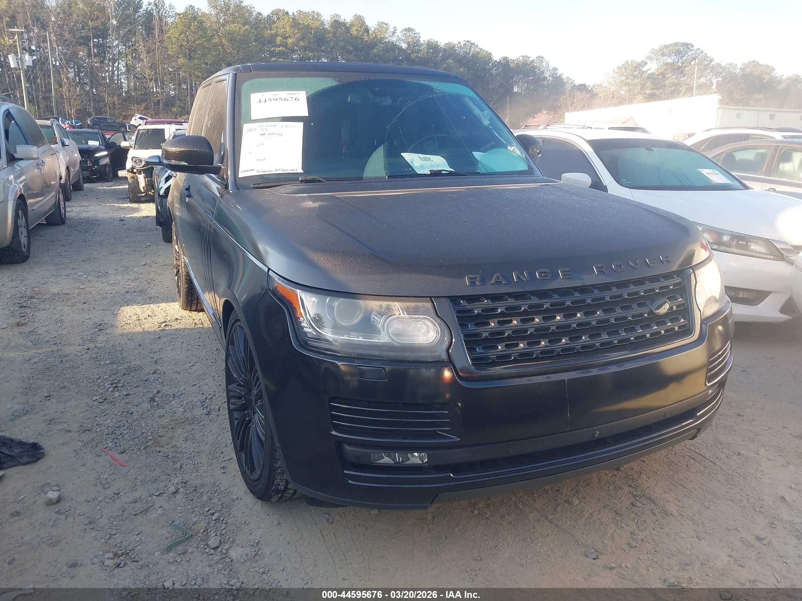 2016 Land Rover Range Rover HSE, VIN SALGS2PF9GA315360 — Крыша