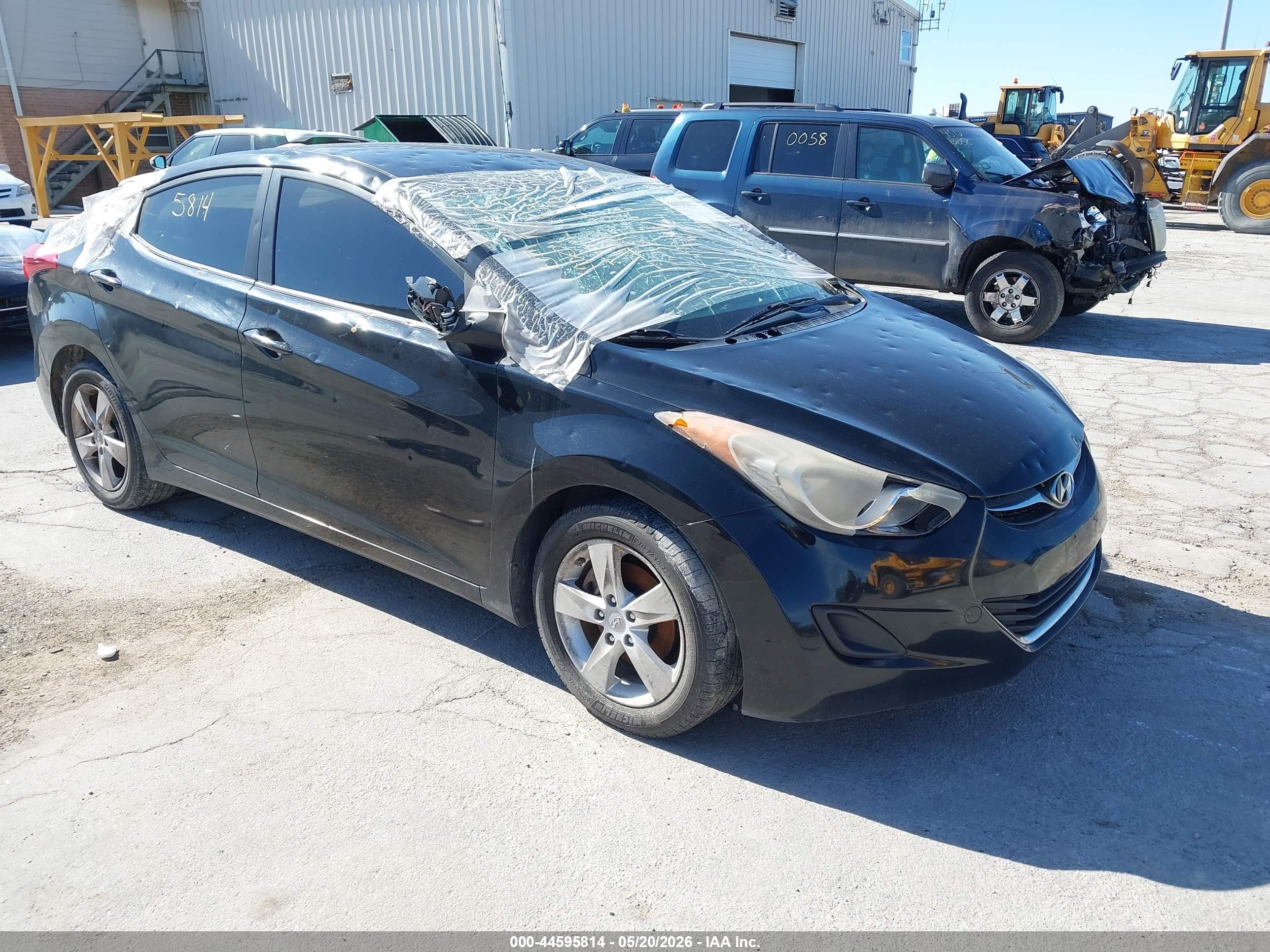 2011 Hyundai Elantra Limited, VIN KMHDH4AE1BU140335 — Hail