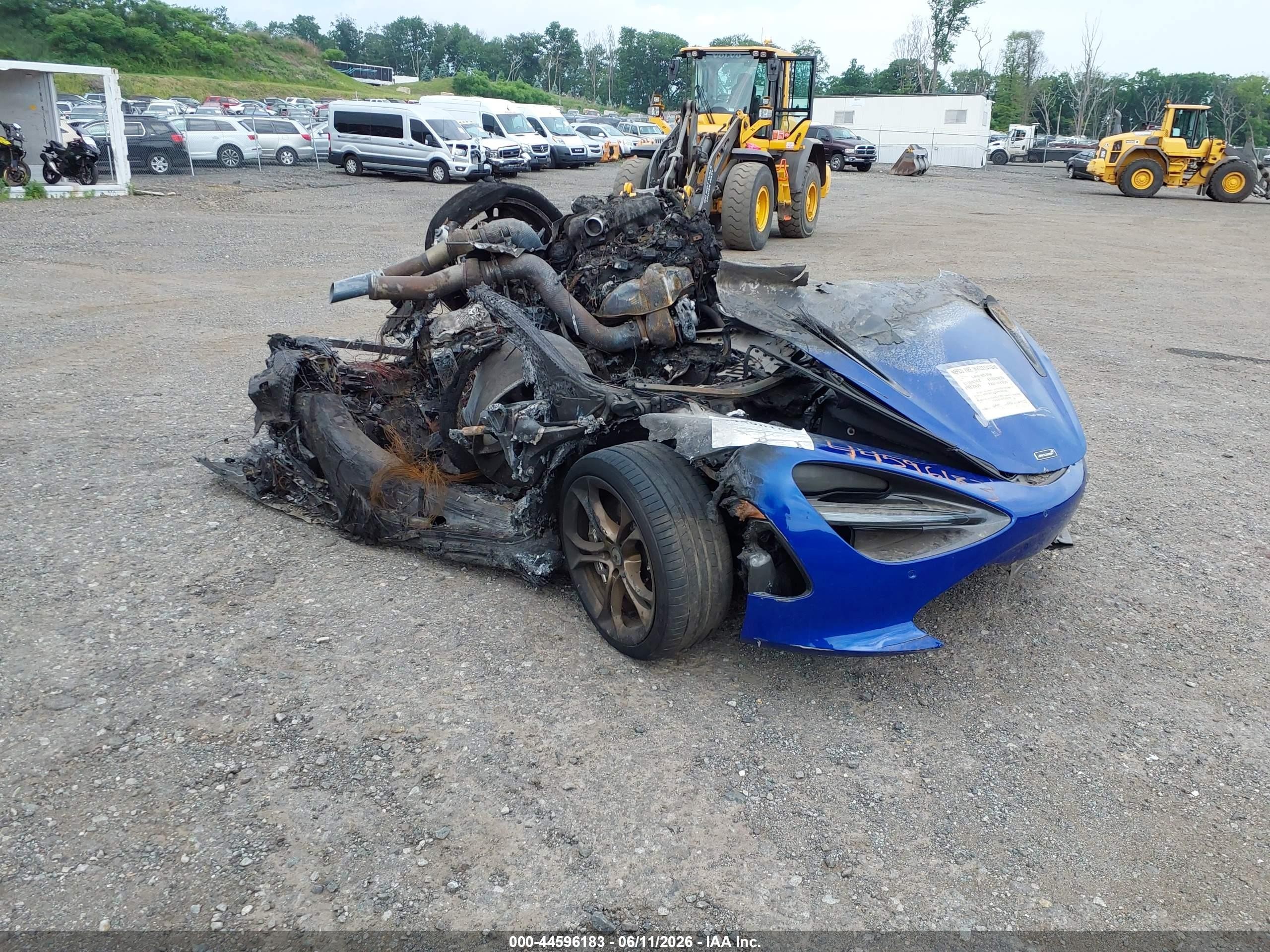 2020 McLaren 720S, VIN SBM14DCA1LW005429 — Burn
