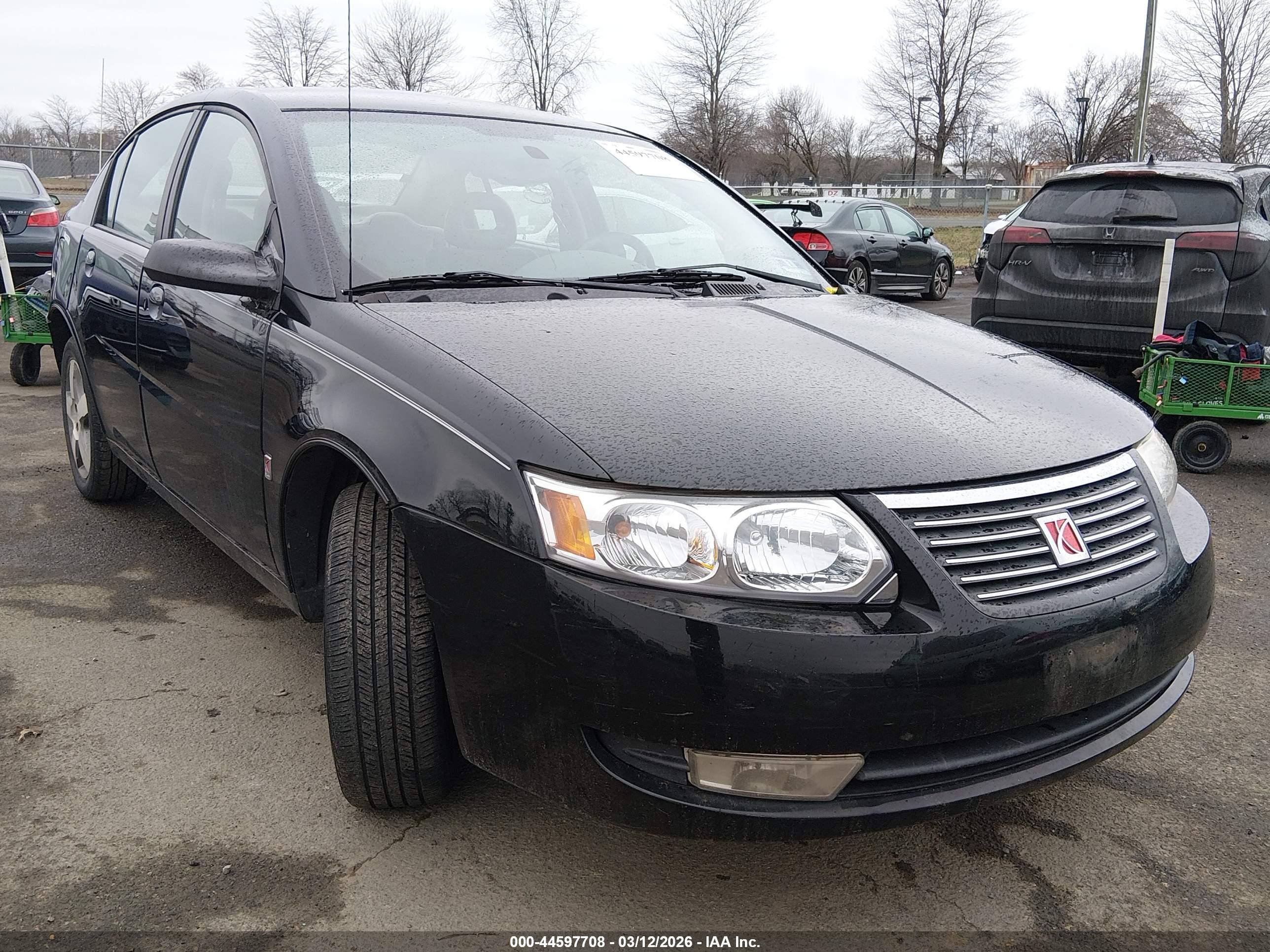 2007 Saturn ION ION 3, VIN 1G8AL58F77Z111288 — Rear end