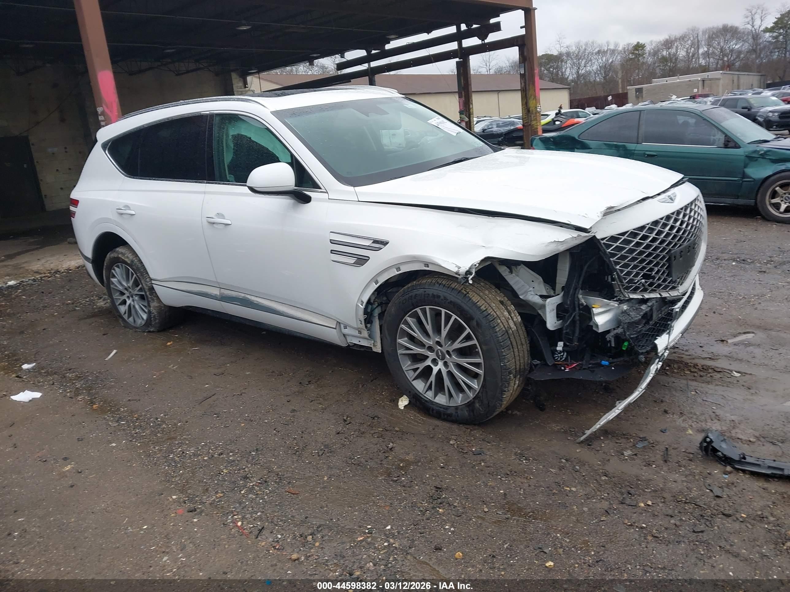 2021 Genesis GV80, VIN KMUHBDSB9MU037496 — Front end