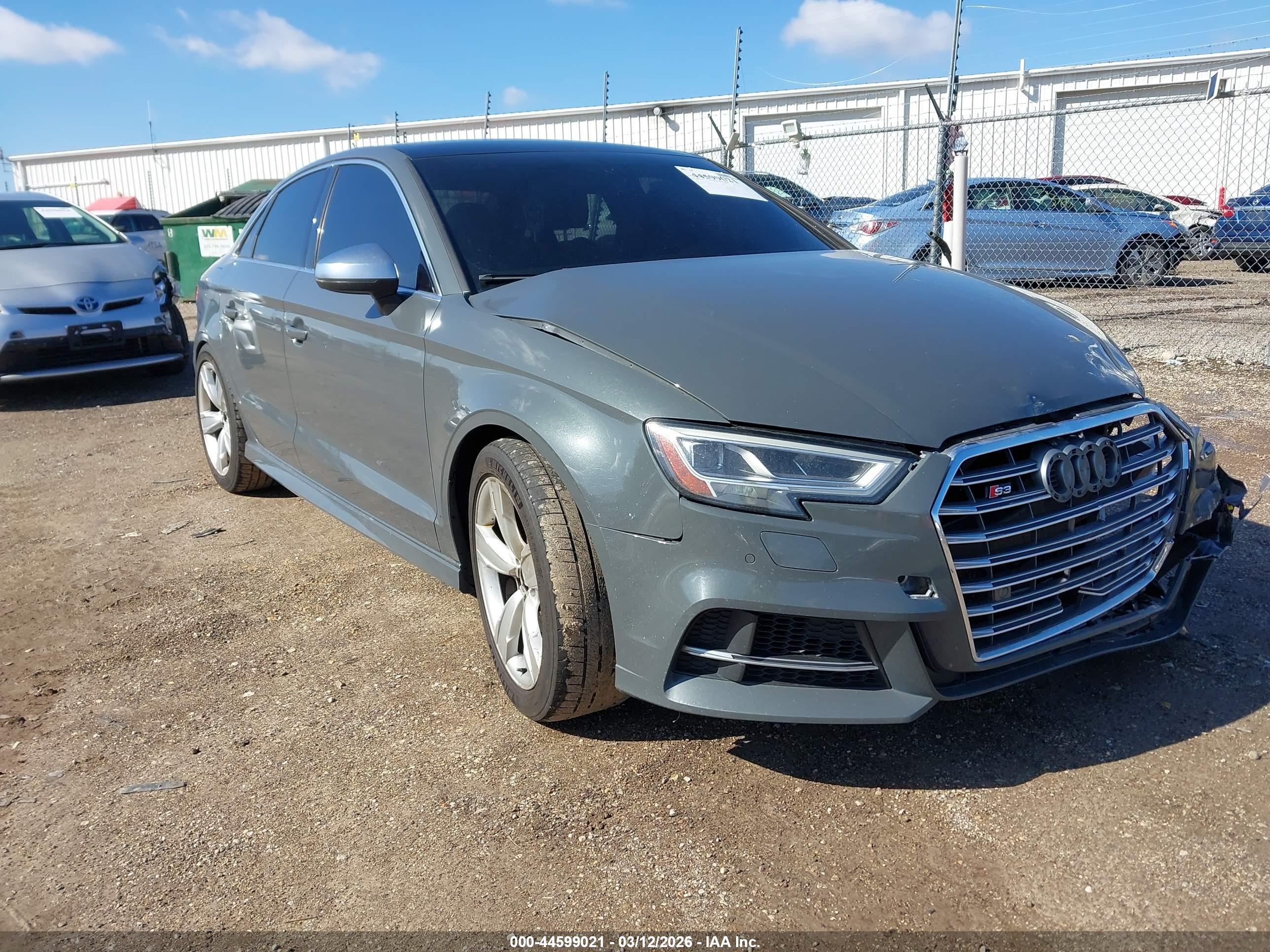 2017 Audi S3 Premium Plus, VIN WAUB1GFF3H1034852 — Front end