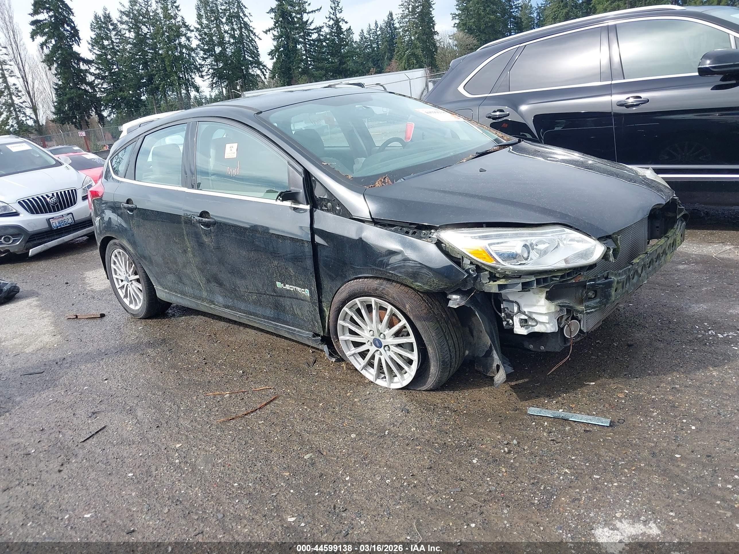2014 Ford Focus Electric, VIN 1FADP3R45EL237924 — Biohazard / chemical