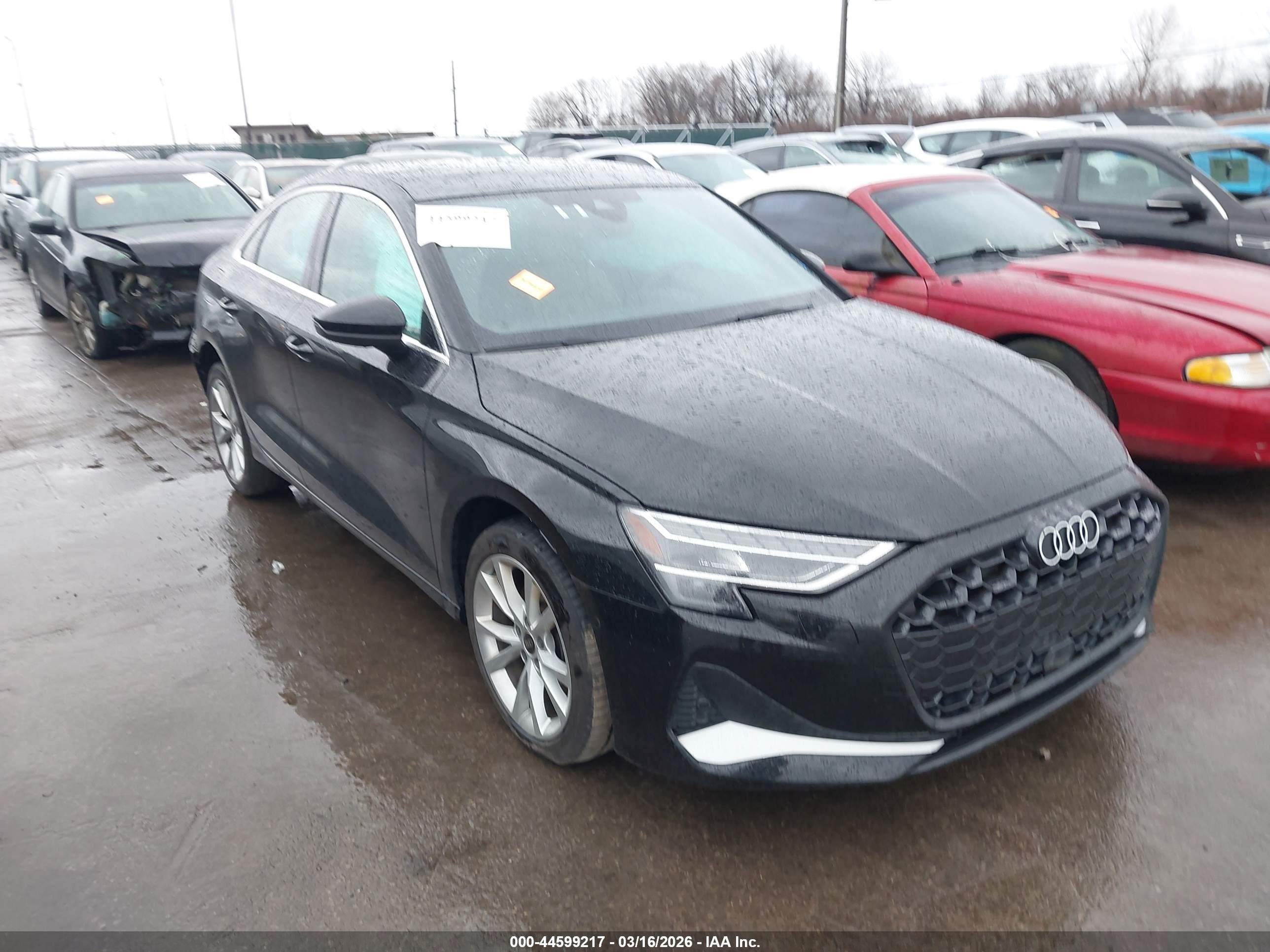 2025 Audi A3 Premium, VIN WAUGUDGYXSA047195 — Зад