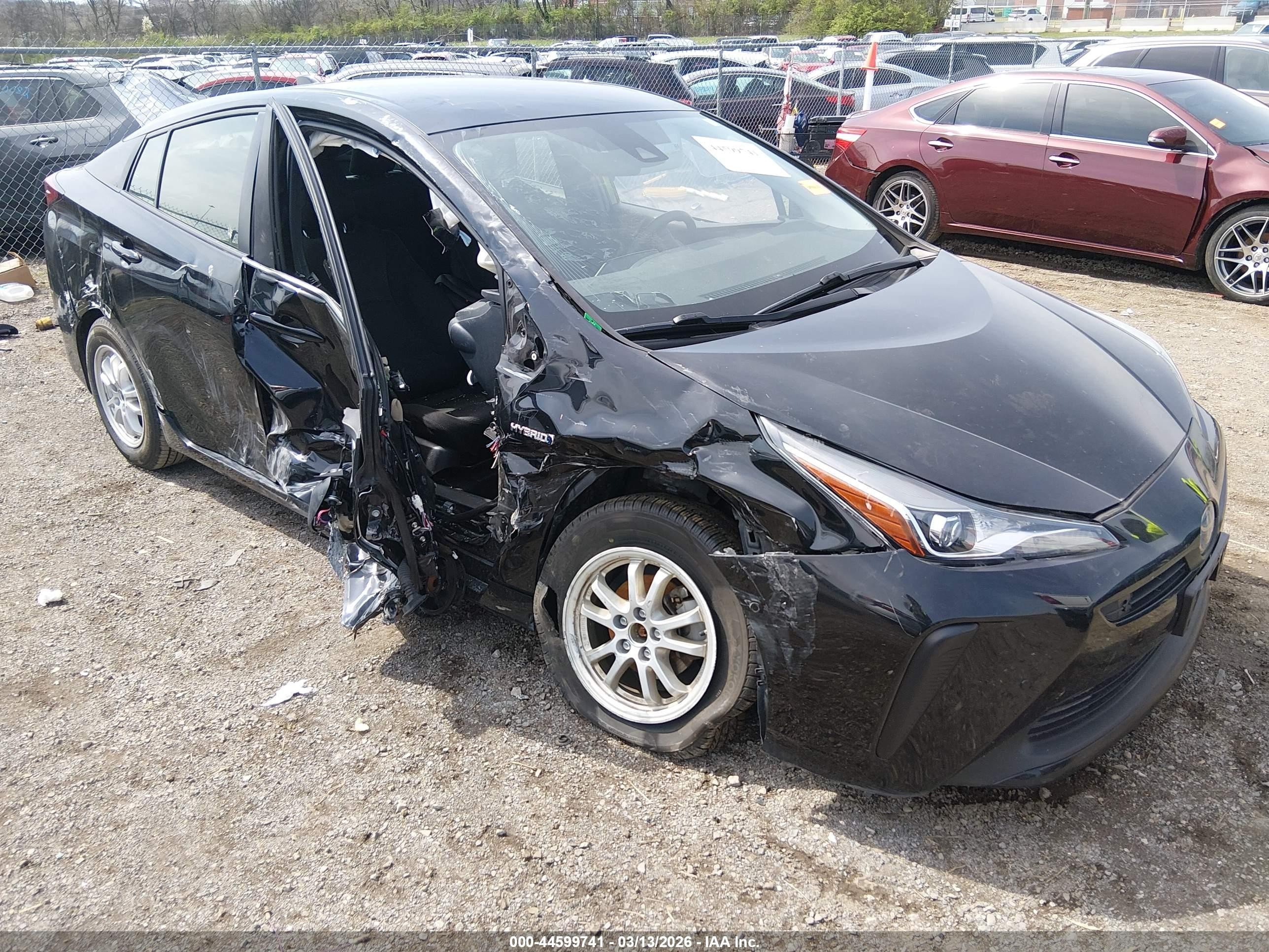 2021 Toyota Prius XLE, VIN JTDKAMFU1M3147133 — All over