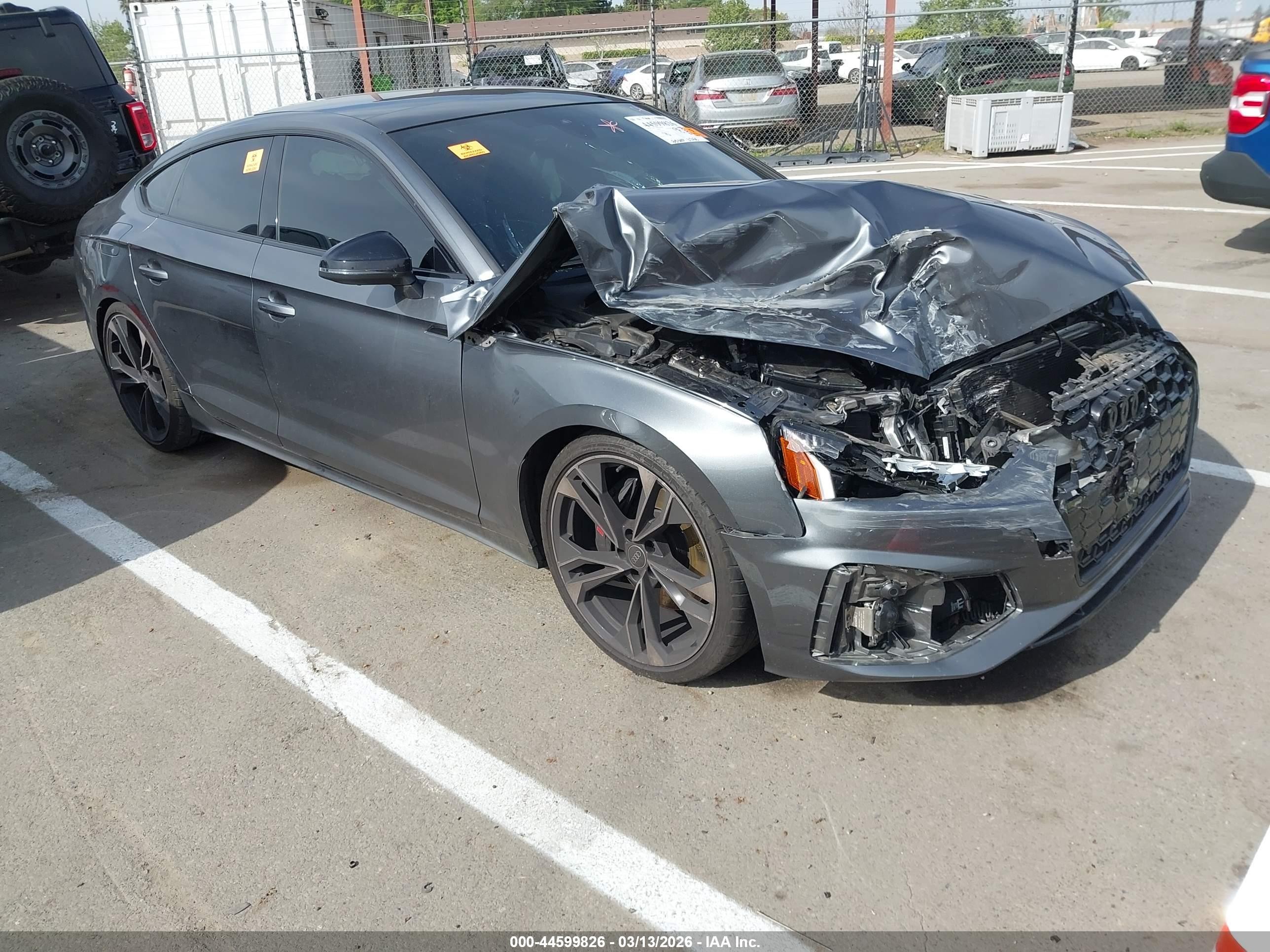 2024 Audi S5 Sportback Premium Plus, VIN WAUC4CF58RA110322 — Biohazard / chemical