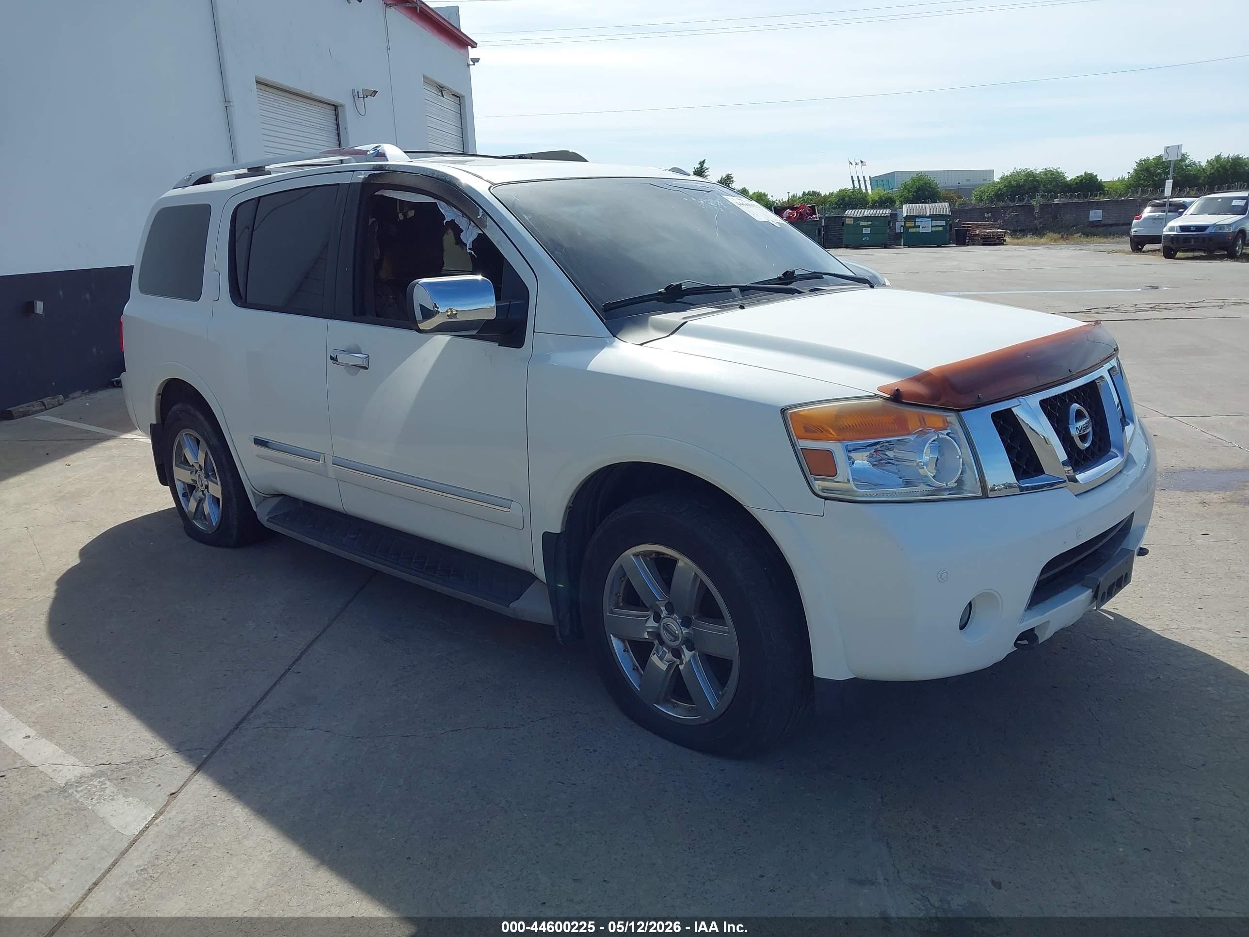 2011 Nissan Armada Platinum, VIN 5N1AA0NC8BN606541 — Burn